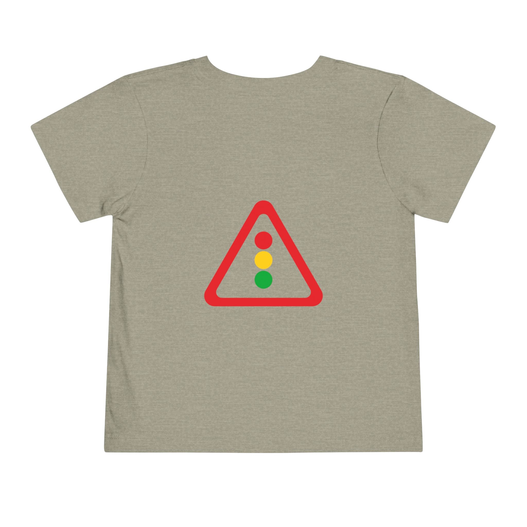 Toddler Tee — Traffic Light Triangle Graphic Kids Shirt