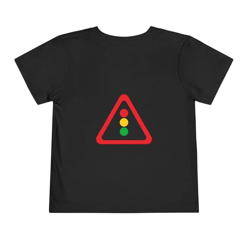 Toddler Tee — Traffic Light Triangle Graphic Kids Shirt
