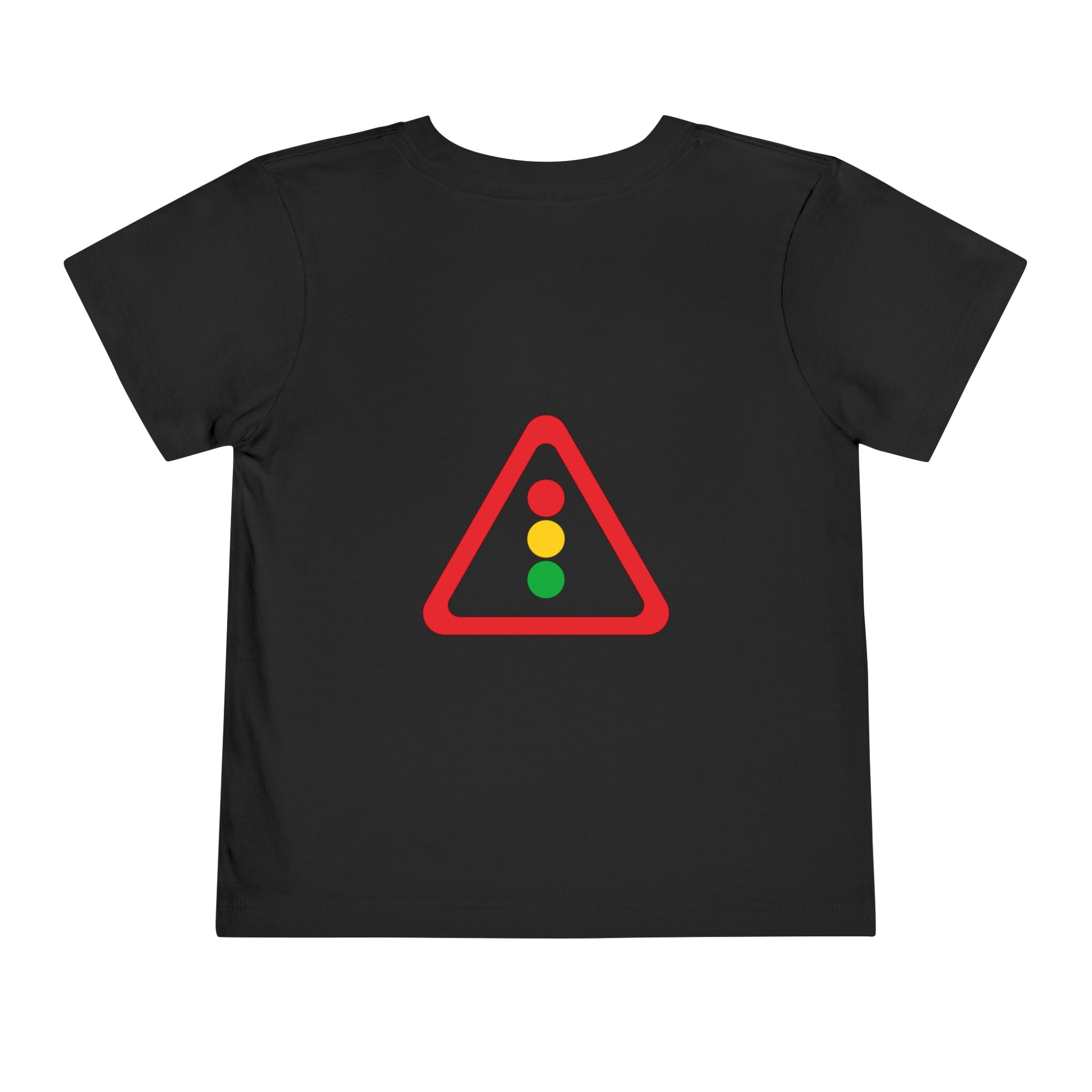 Toddler Tee — Traffic Light Triangle Graphic Kids Shirt