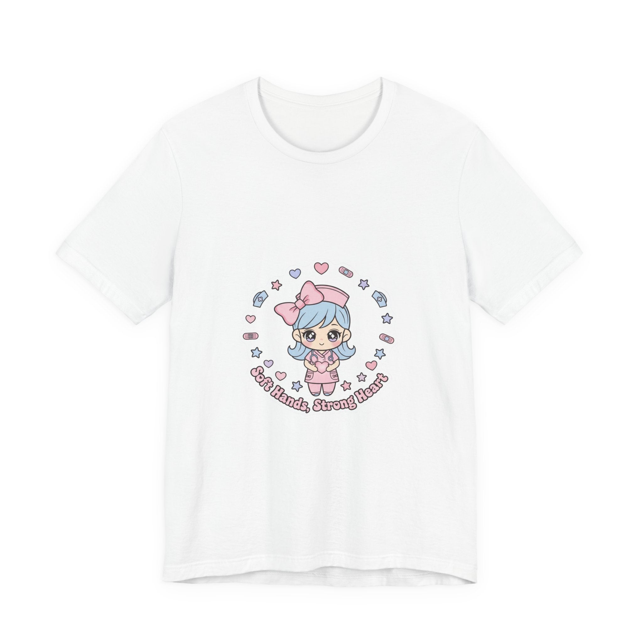 Cute Nurse Kawaii Graphic Tee | Pastel Coquette Medical Shirt