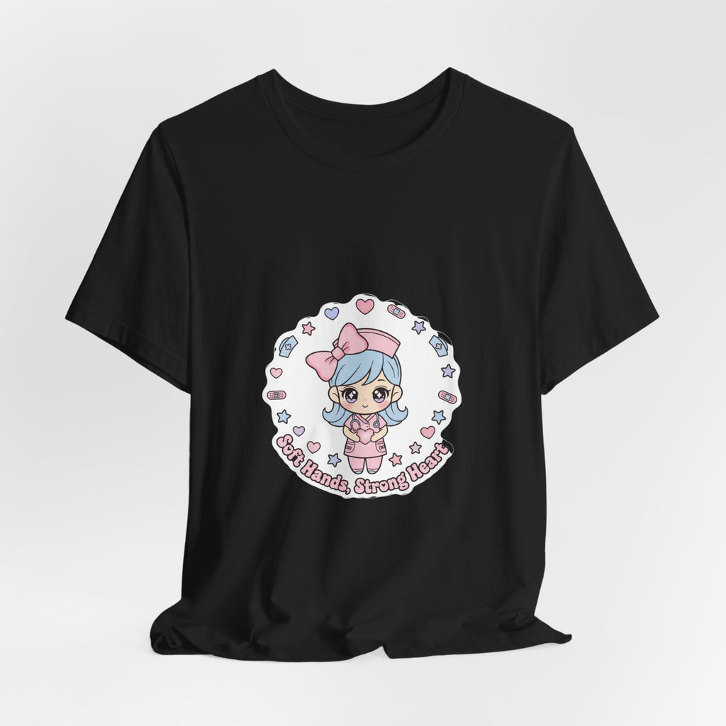 Cute Nurse Kawaii Graphic Tee | Pastel Coquette Medical Shirt