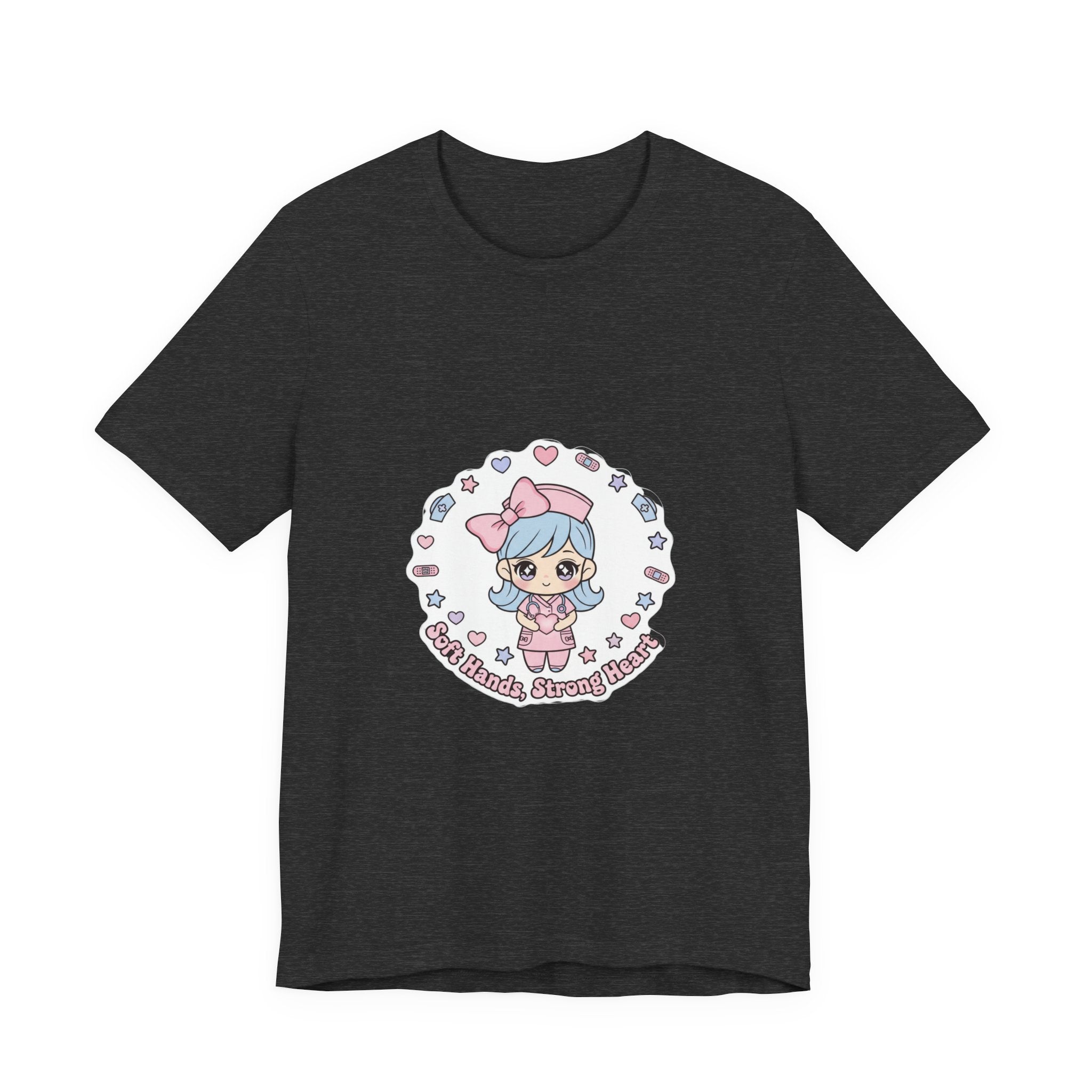Cute Nurse Kawaii Graphic Tee | Pastel Coquette Medical Shirt