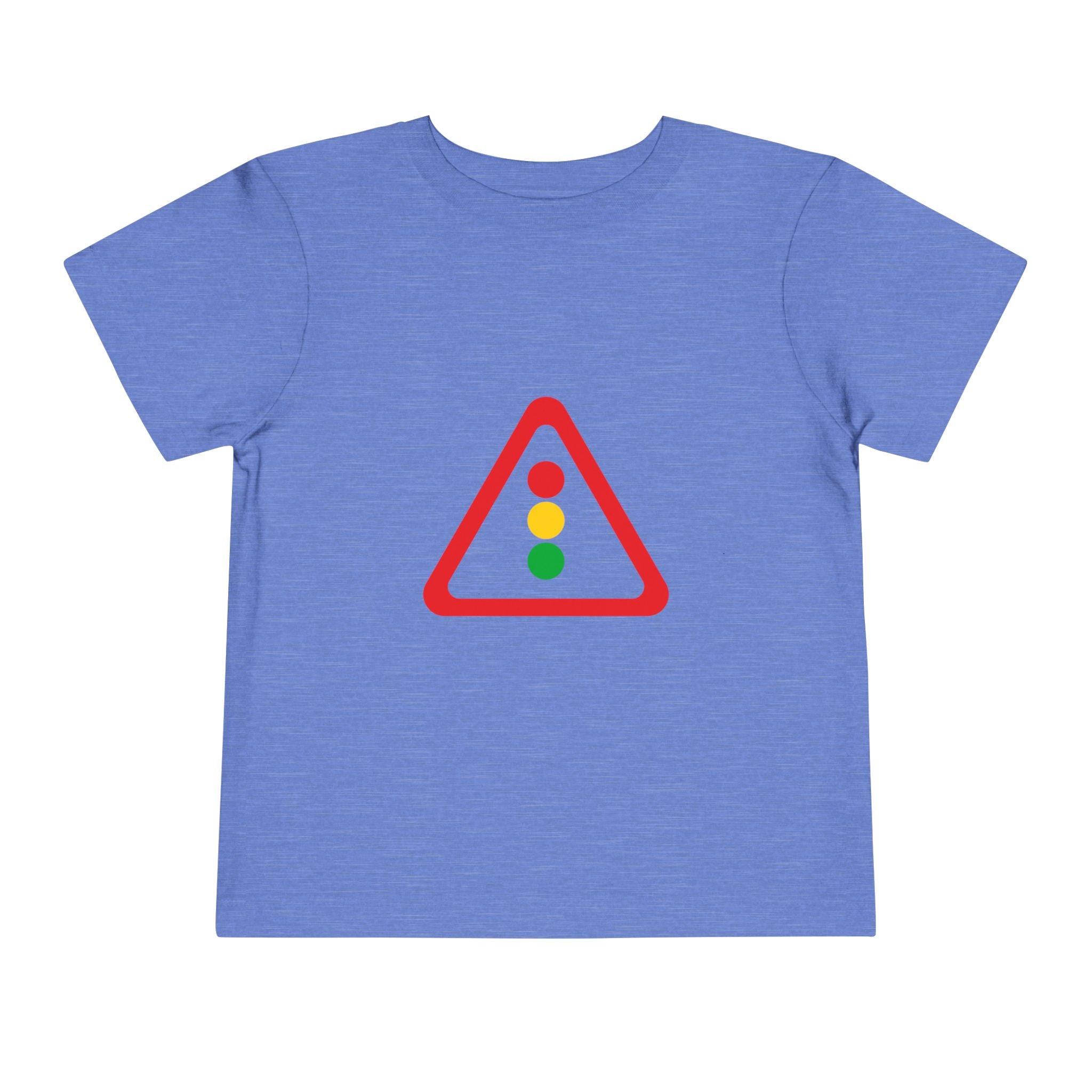 Toddler Tee — Traffic Light Triangle Graphic Kids Shirt
