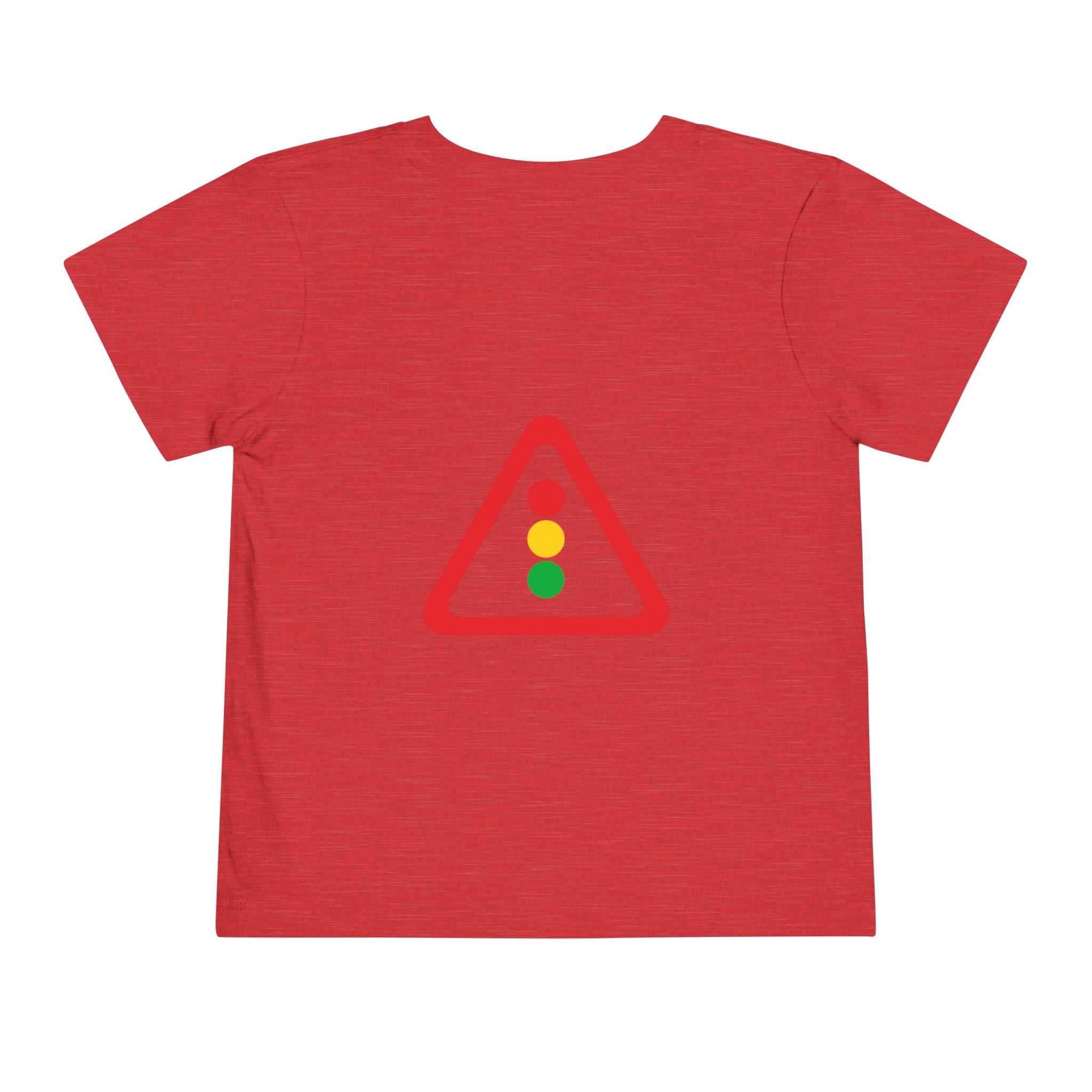 Toddler Tee — Traffic Light Triangle Graphic Kids Shirt