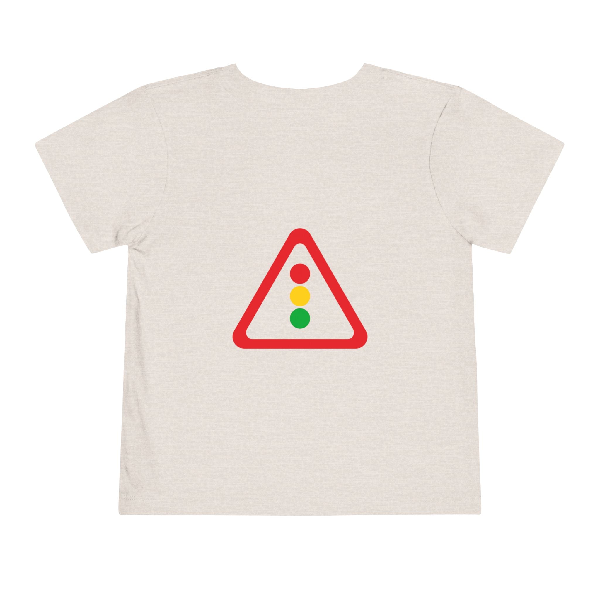 Toddler Tee — Traffic Light Triangle Graphic Kids Shirt
