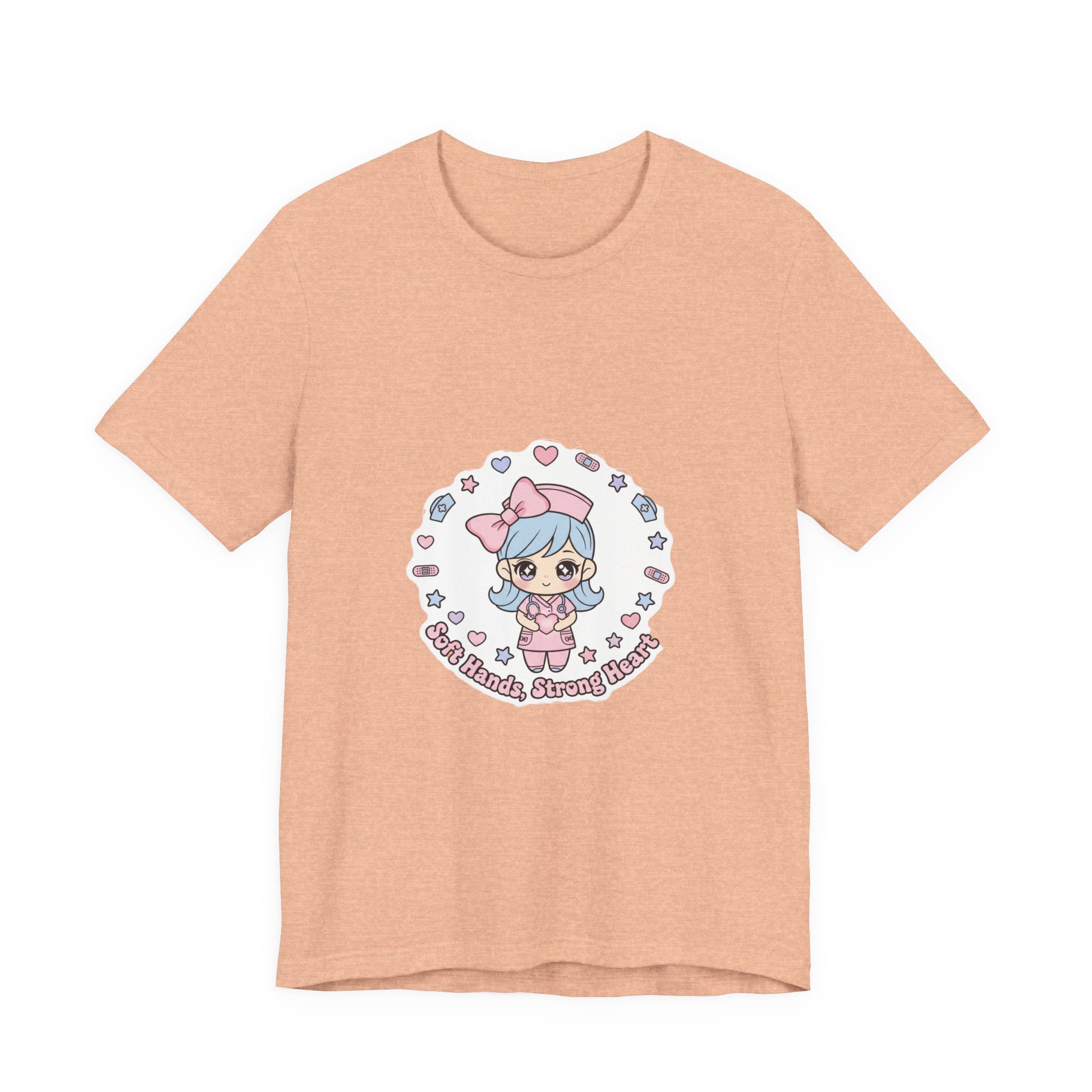 Cute Nurse Kawaii Graphic Tee | Pastel Coquette Medical Shirt