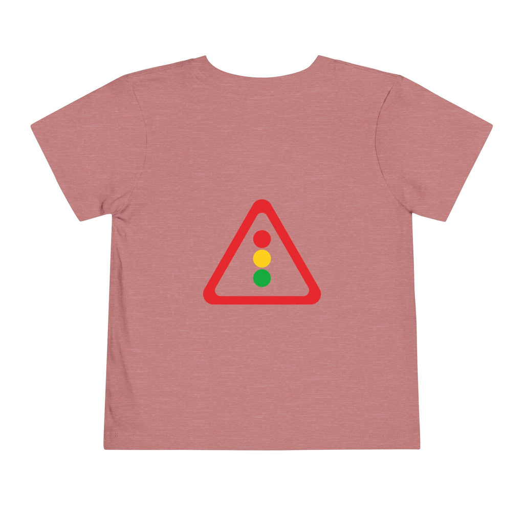 Toddler Tee — Traffic Light Triangle Graphic Kids Shirt