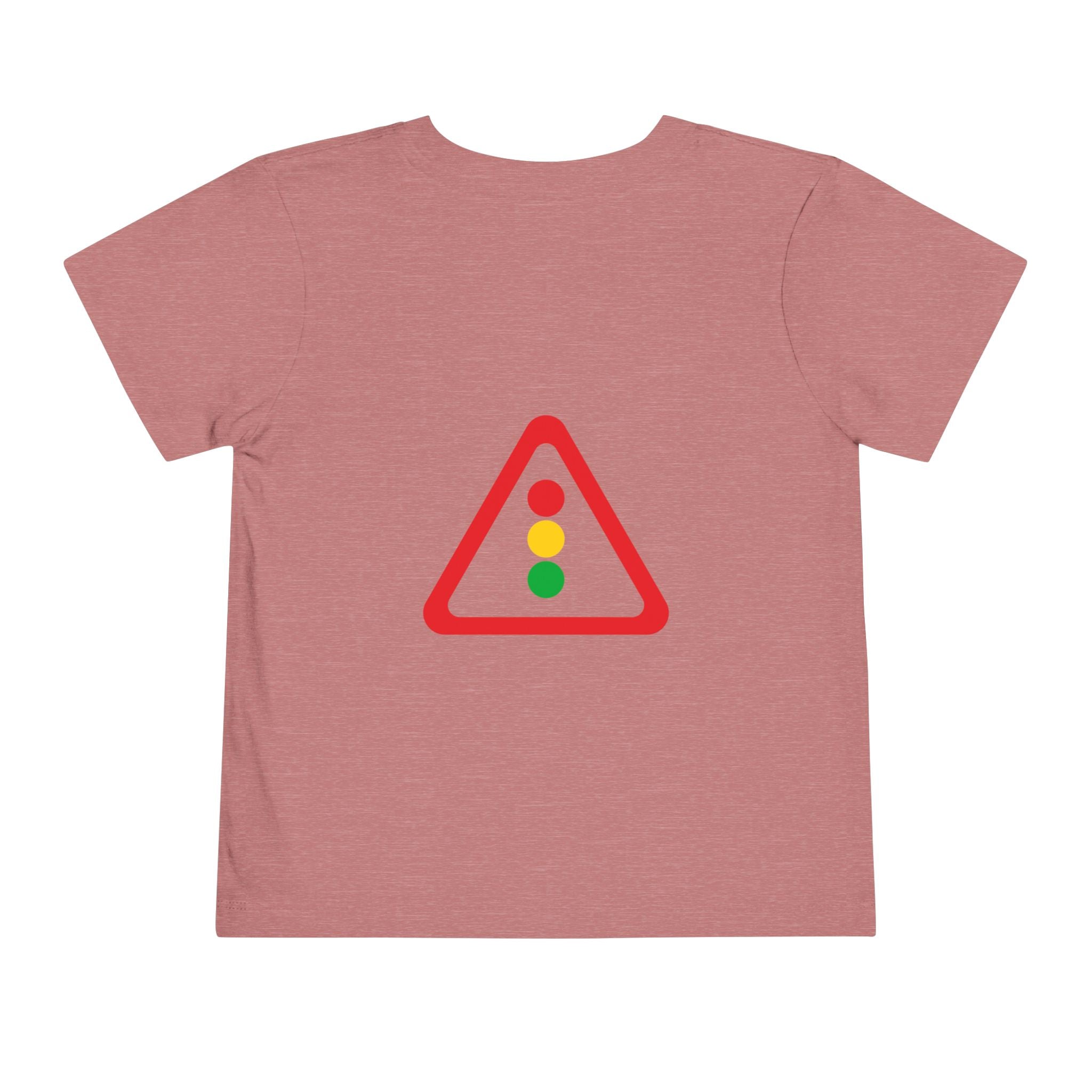 Toddler Tee — Traffic Light Triangle Graphic Kids Shirt