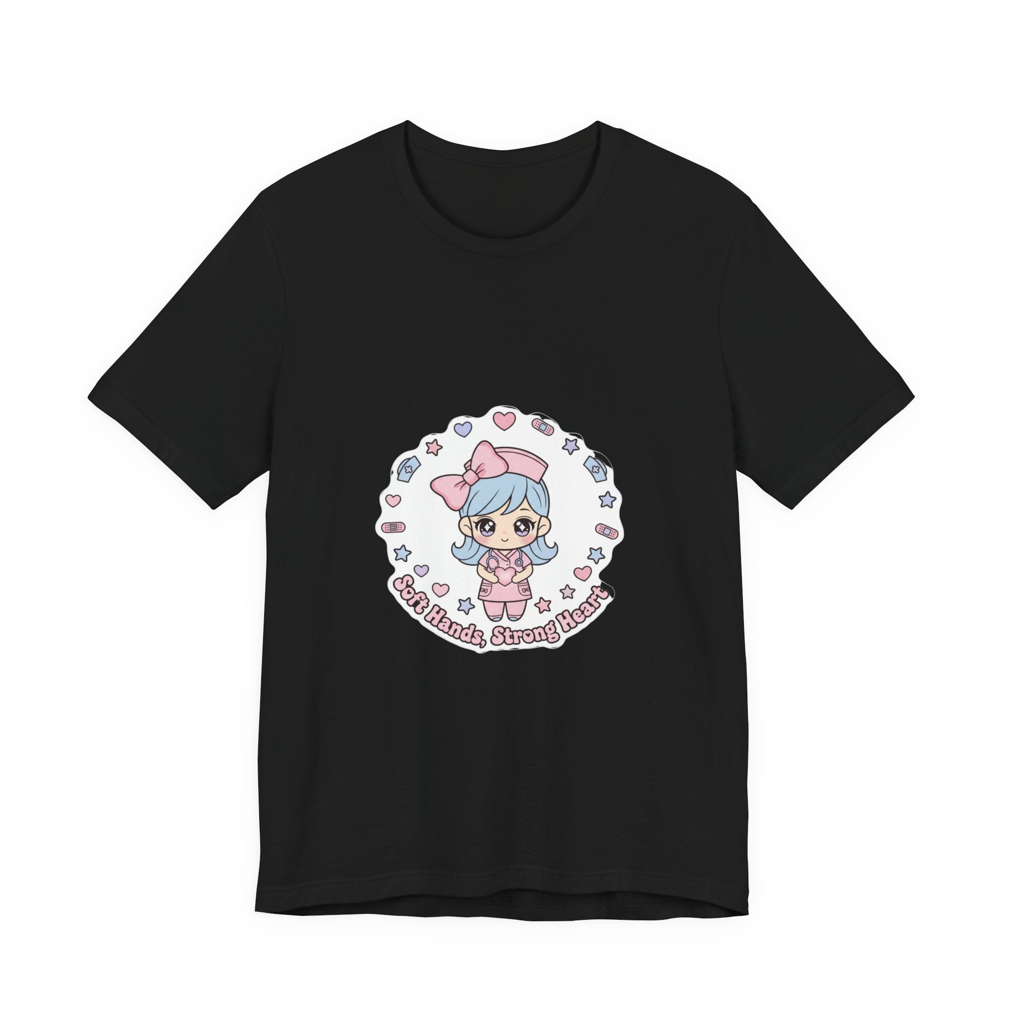 Cute Nurse Kawaii Graphic Tee | Pastel Coquette Medical Shirt