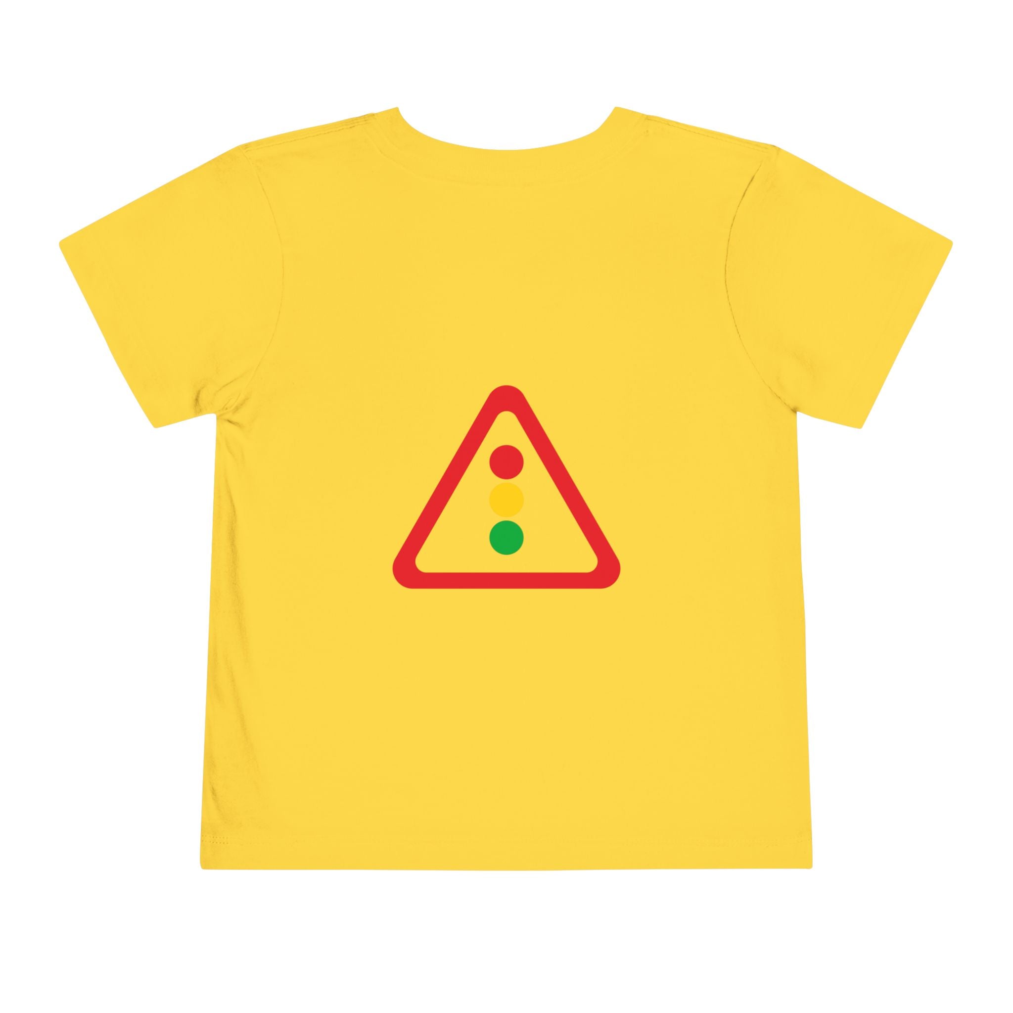 Toddler Tee — Traffic Light Triangle Graphic Kids Shirt
