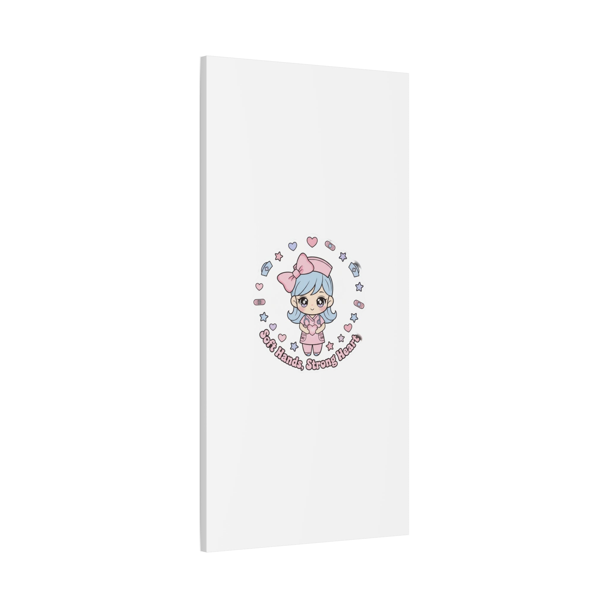 Cute Nurse Kawaii Graphic Canvas | Pastel Coquette Medical Art