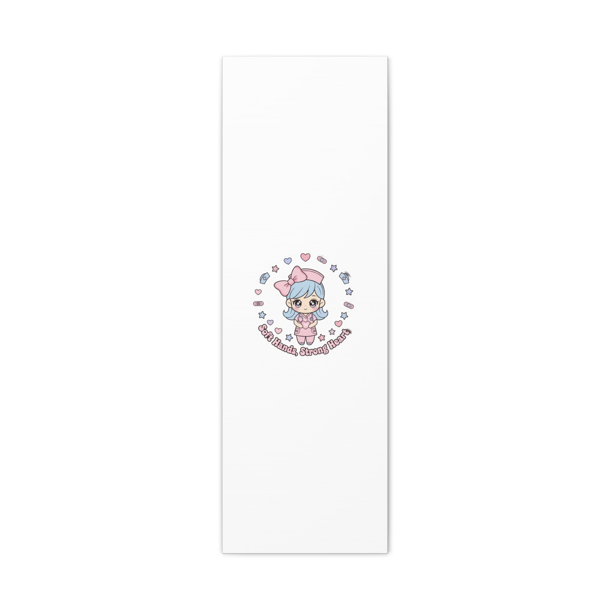 Cute Nurse Kawaii Graphic Canvas | Pastel Coquette Medical Art