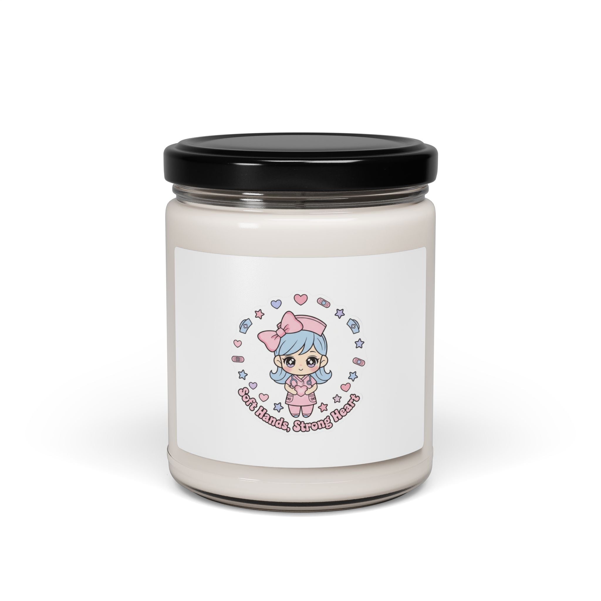 Cute Nurse Kawaii Candle | Scented Soy Candle, Pastel Coquette Medical