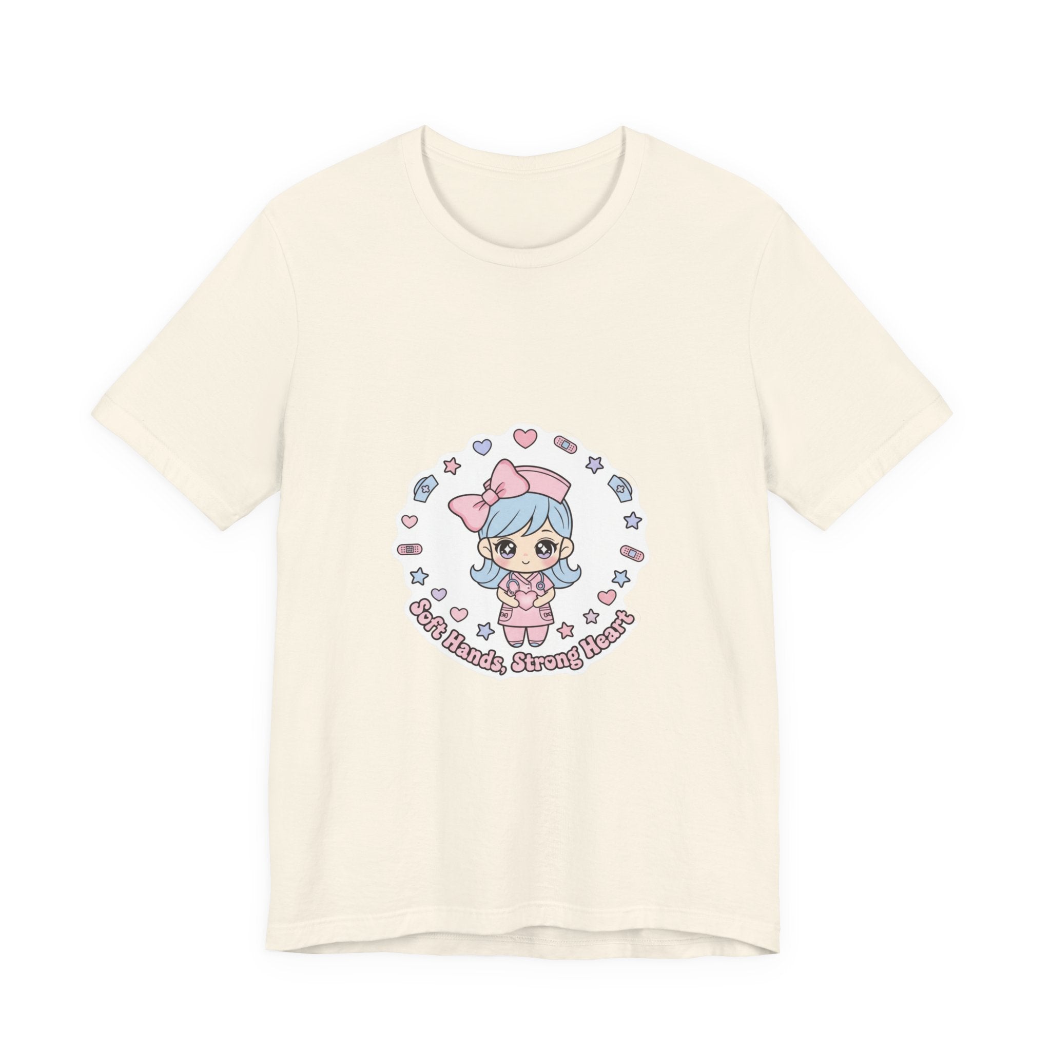 Cute Nurse Kawaii Graphic Tee | Pastel Coquette Medical Shirt