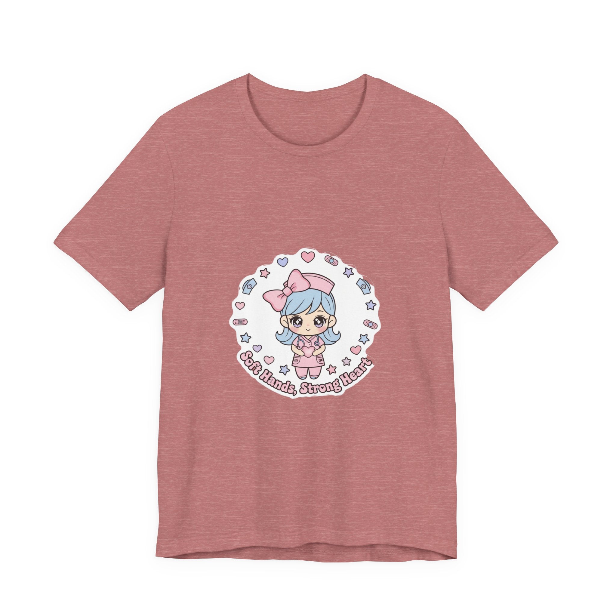 Cute Nurse Kawaii Graphic Tee | Pastel Coquette Medical Shirt