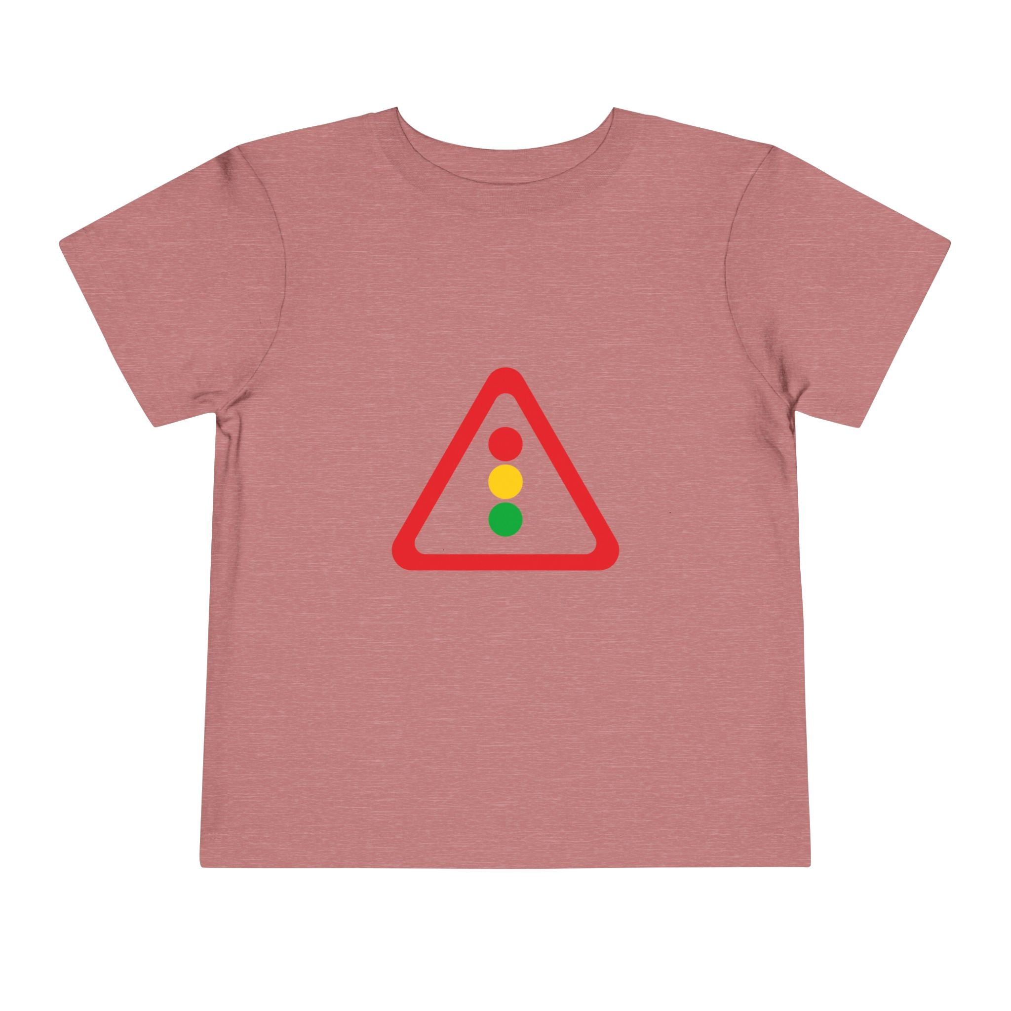 Toddler Tee — Traffic Light Triangle Graphic Kids Shirt