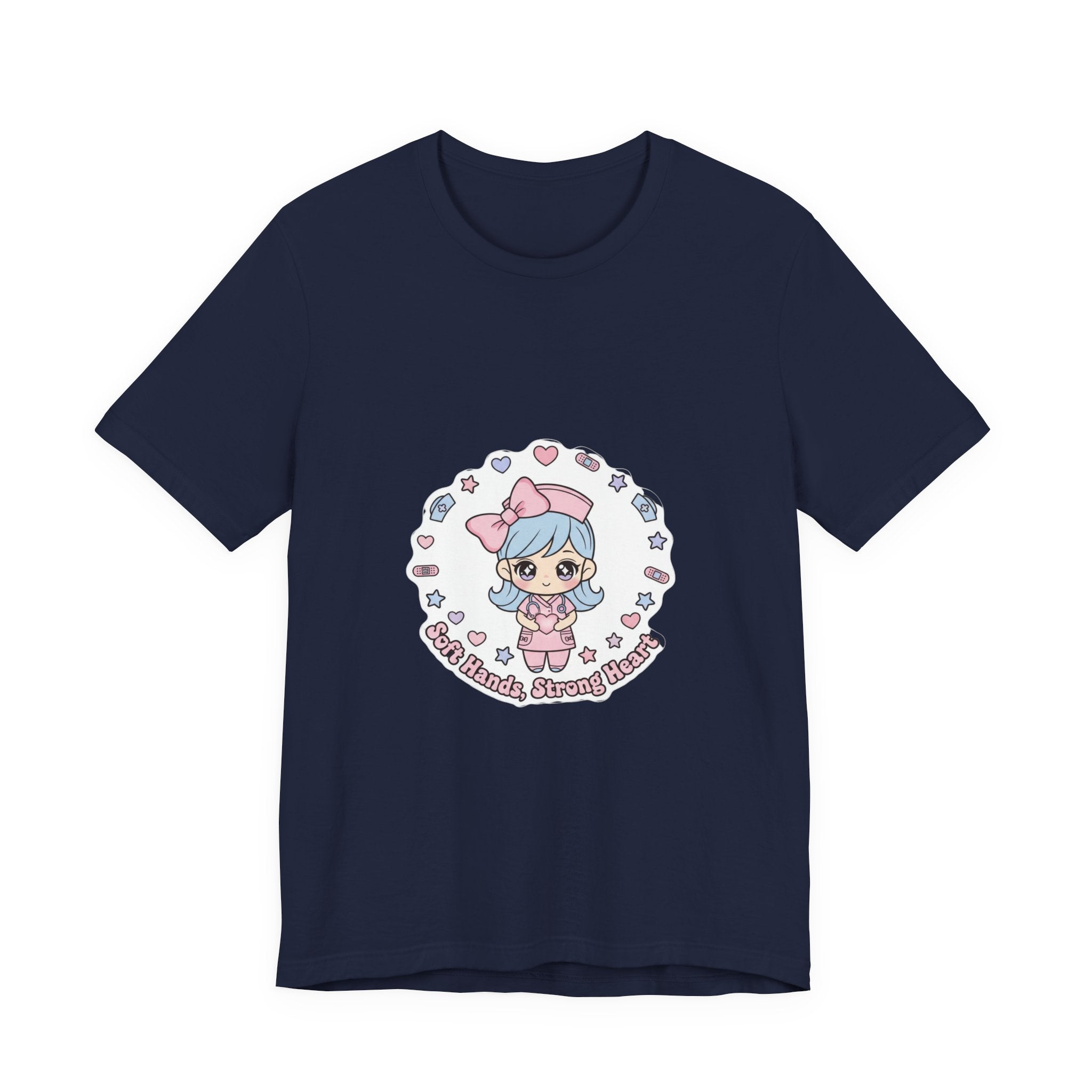 Cute Nurse Kawaii Graphic Tee | Pastel Coquette Medical Shirt