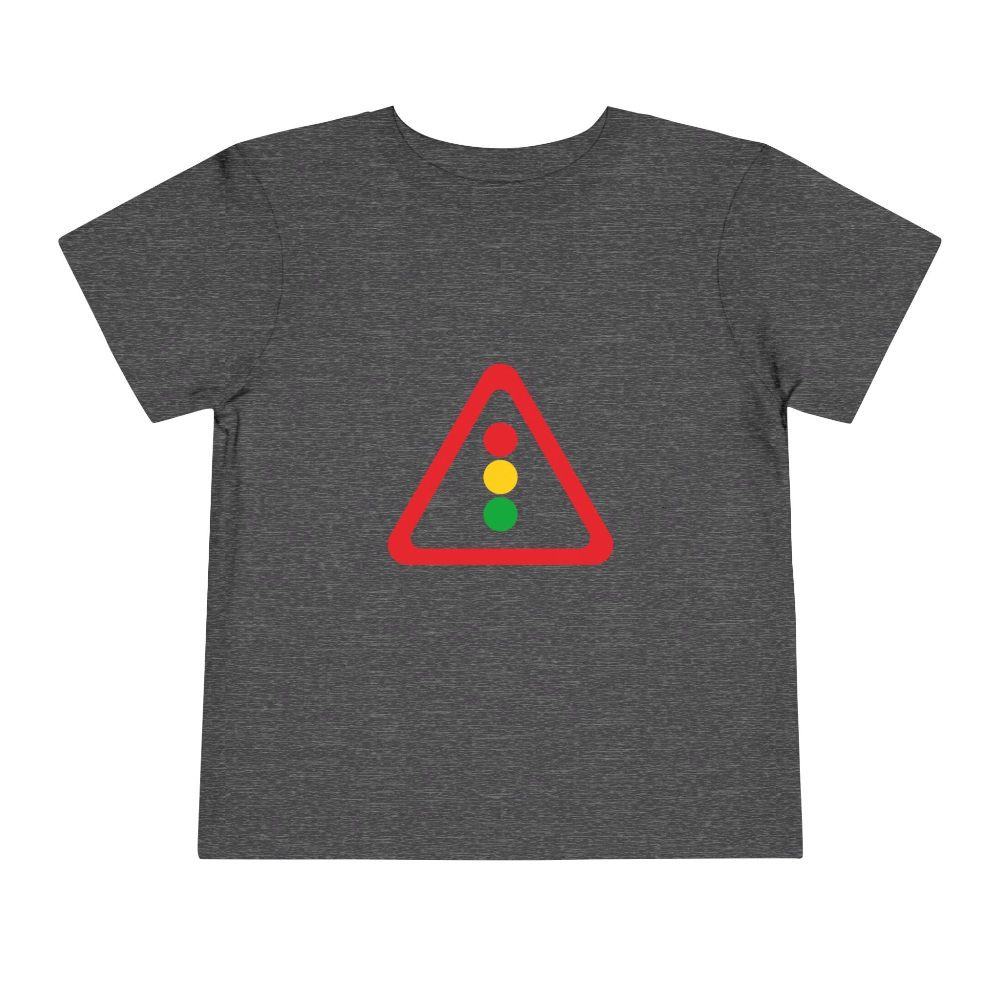 Toddler Tee — Traffic Light Triangle Graphic Kids Shirt