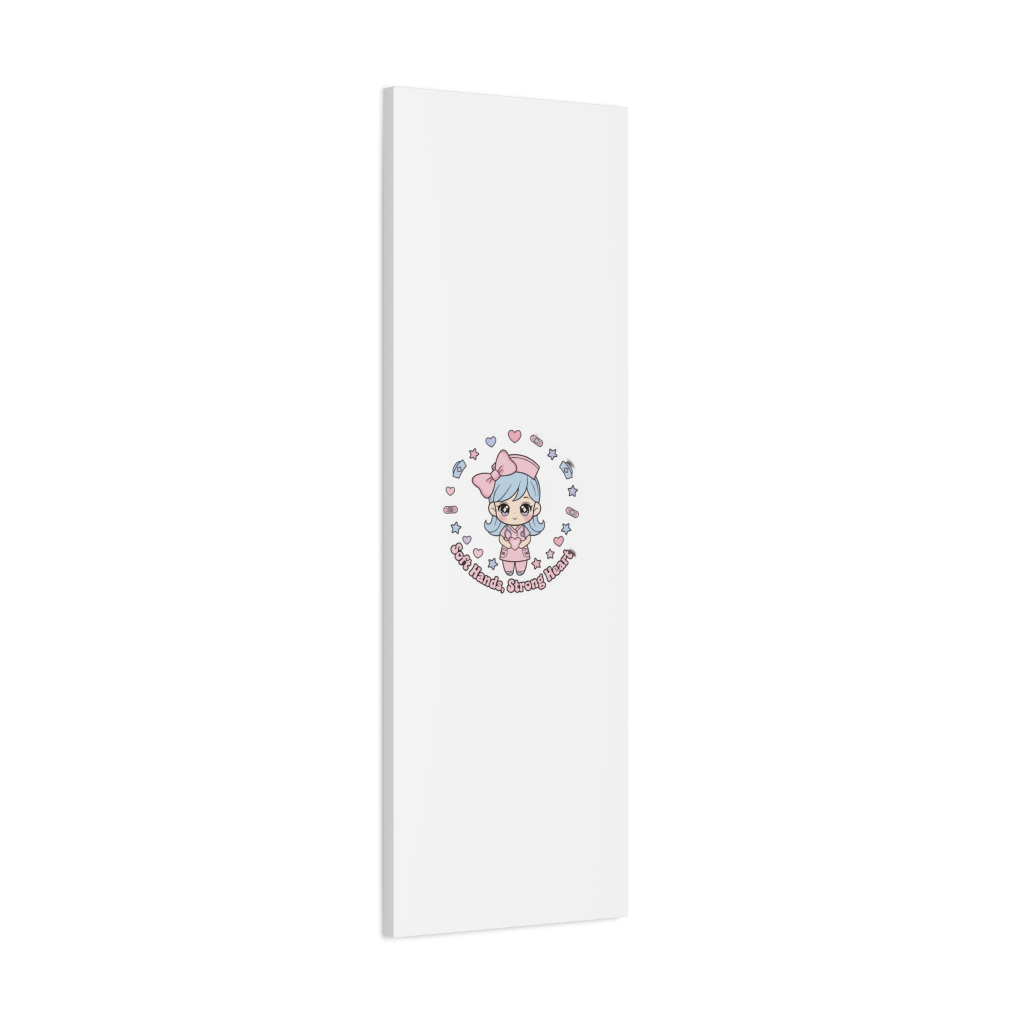 Cute Nurse Kawaii Graphic Canvas | Pastel Coquette Medical Art