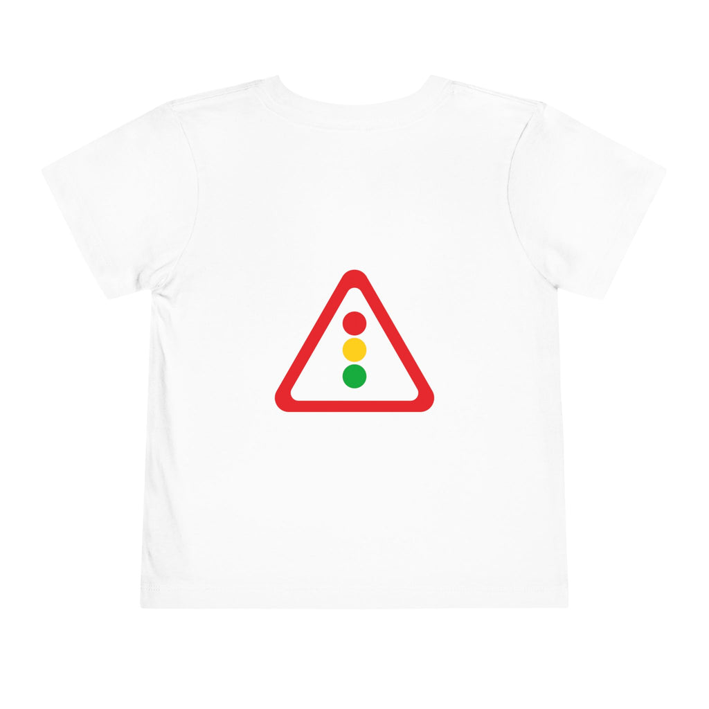 Toddler Tee — Traffic Light Triangle Graphic Kids Shirt