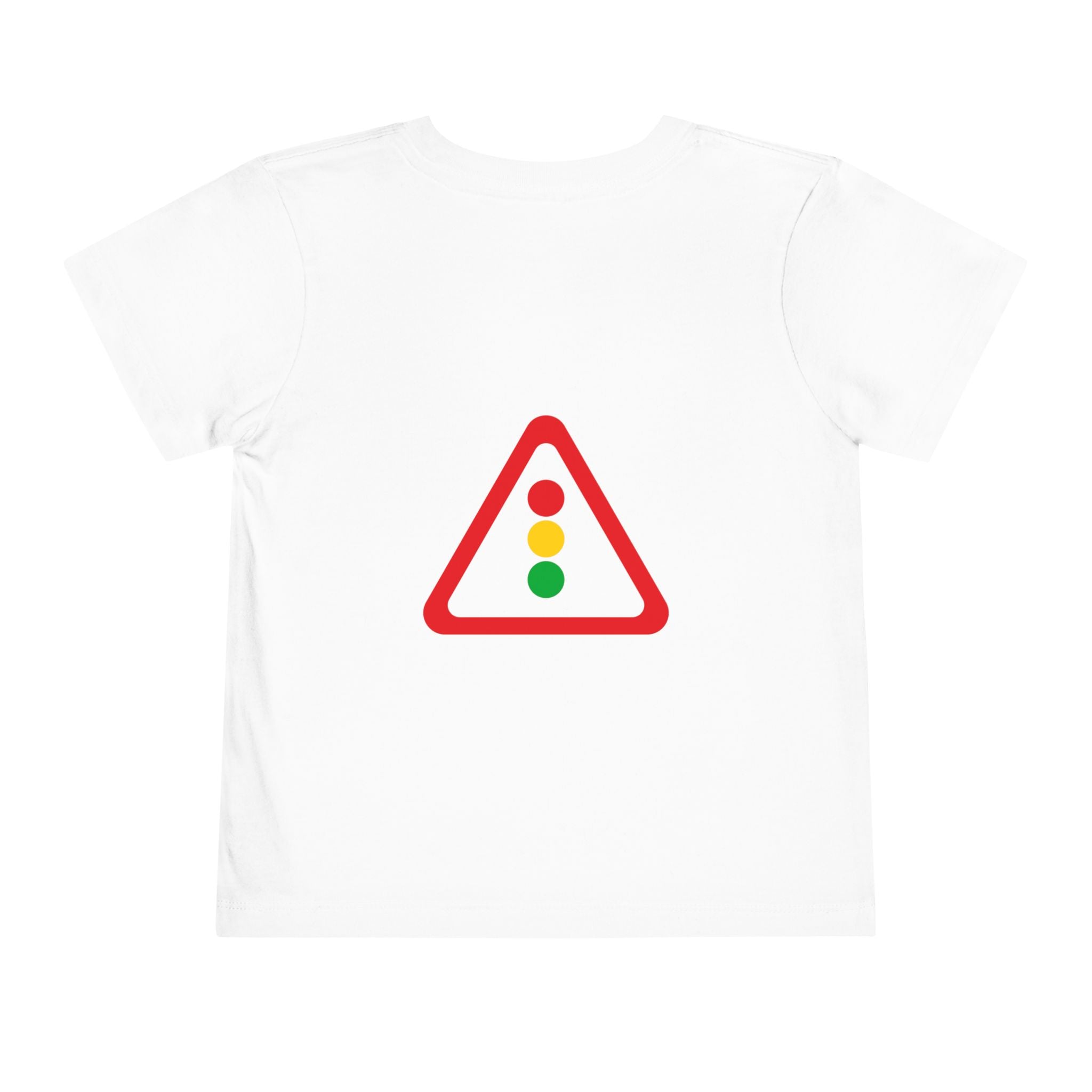 Toddler Tee — Traffic Light Triangle Graphic Kids Shirt