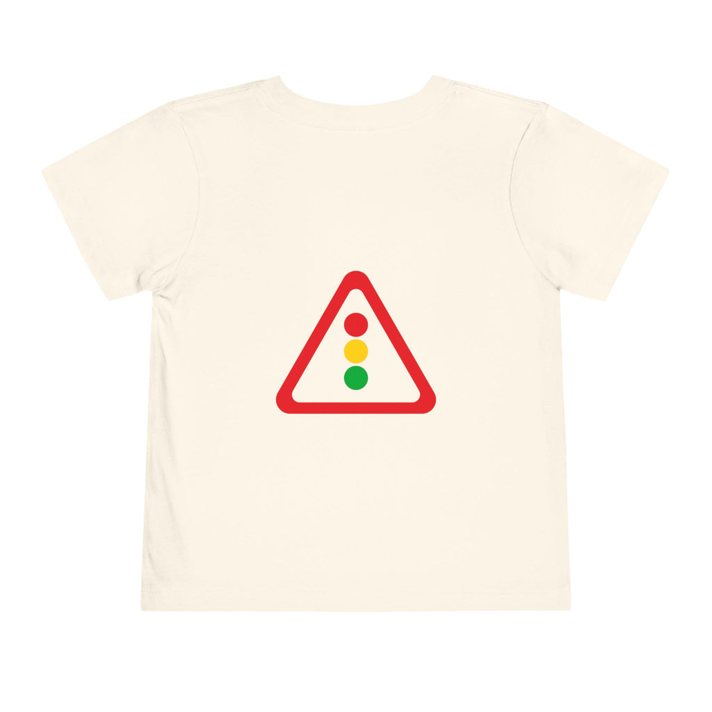 Toddler Tee — Traffic Light Triangle Graphic Kids Shirt
