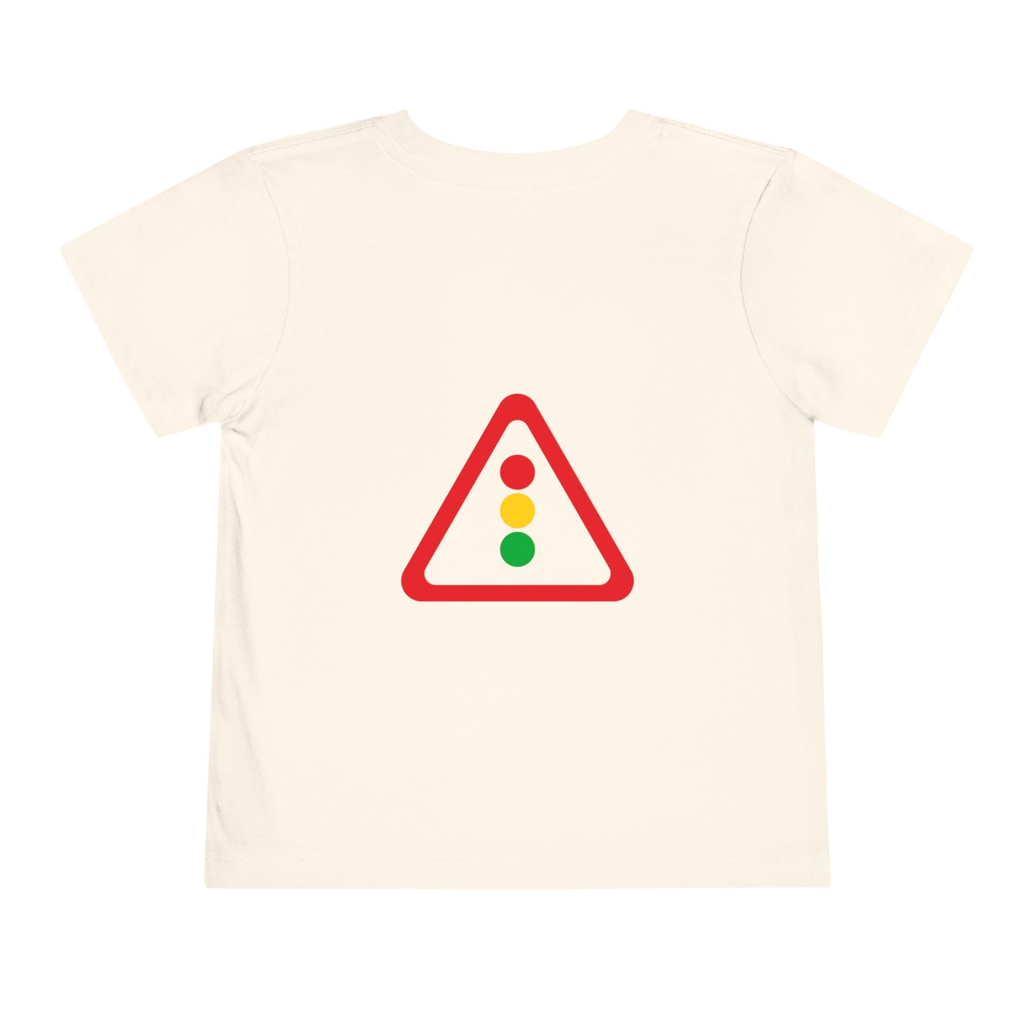 Toddler Tee — Traffic Light Triangle Graphic Kids Shirt