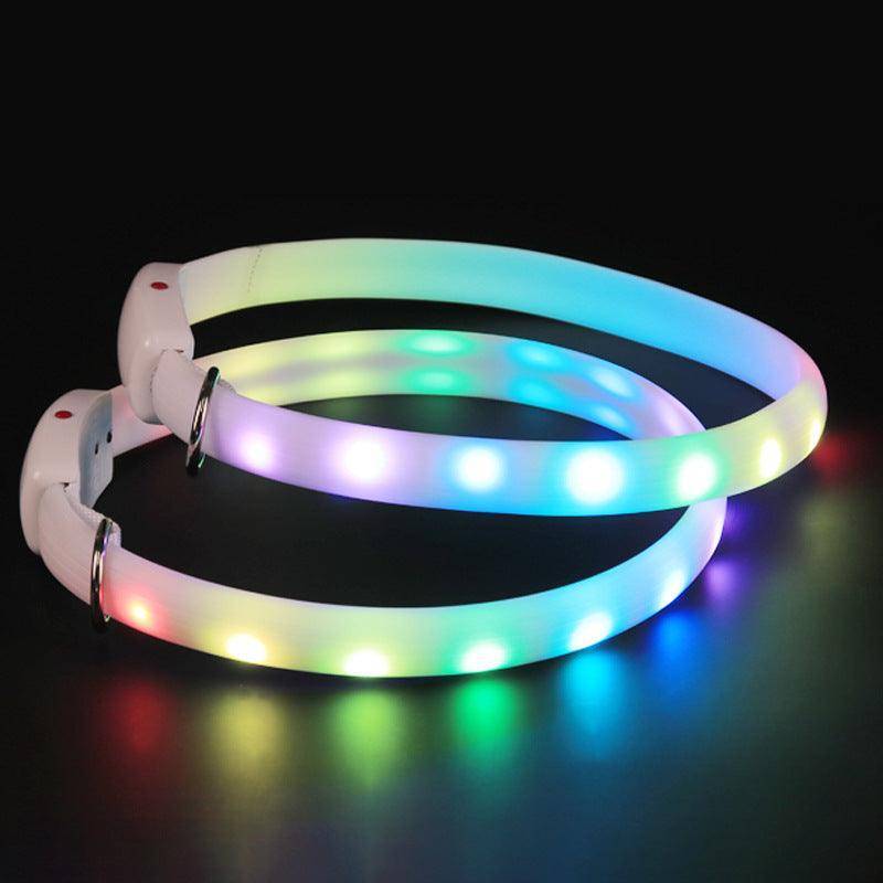 Glowing Guardian - Usb Rechargeable Led Pet Safety Collar