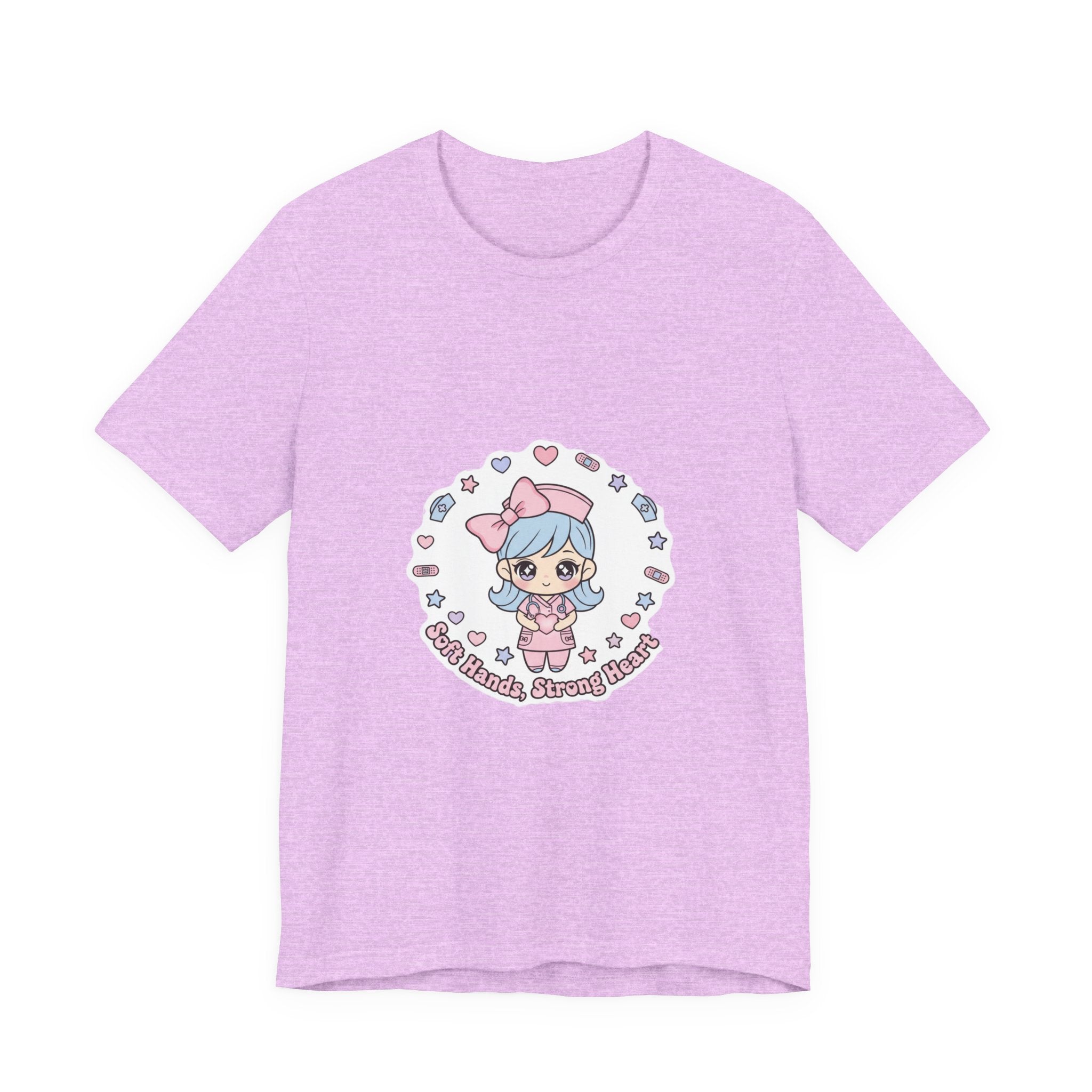 Cute Nurse Kawaii Graphic Tee | Pastel Coquette Medical Shirt