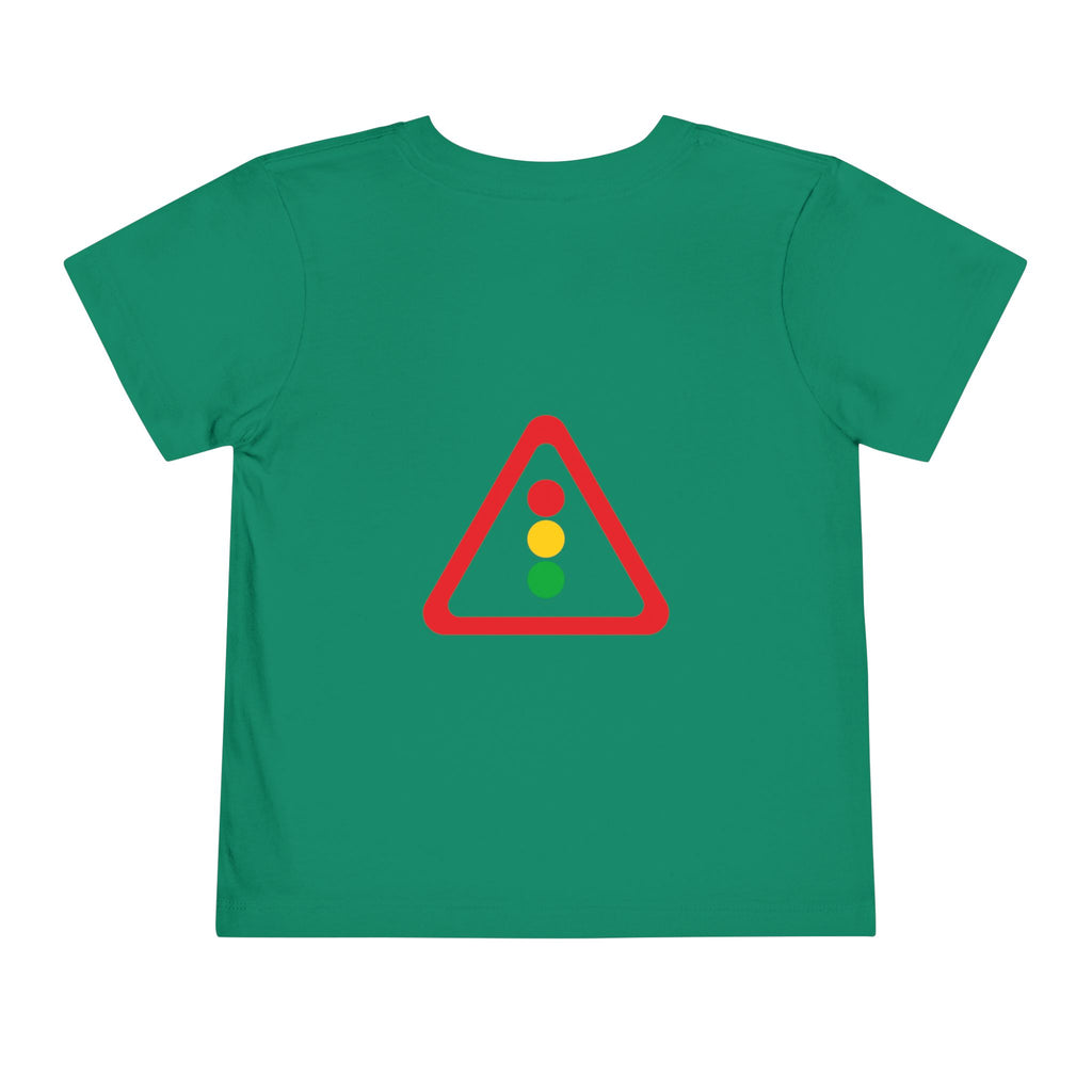 Toddler Tee — Traffic Light Triangle Graphic Kids Shirt