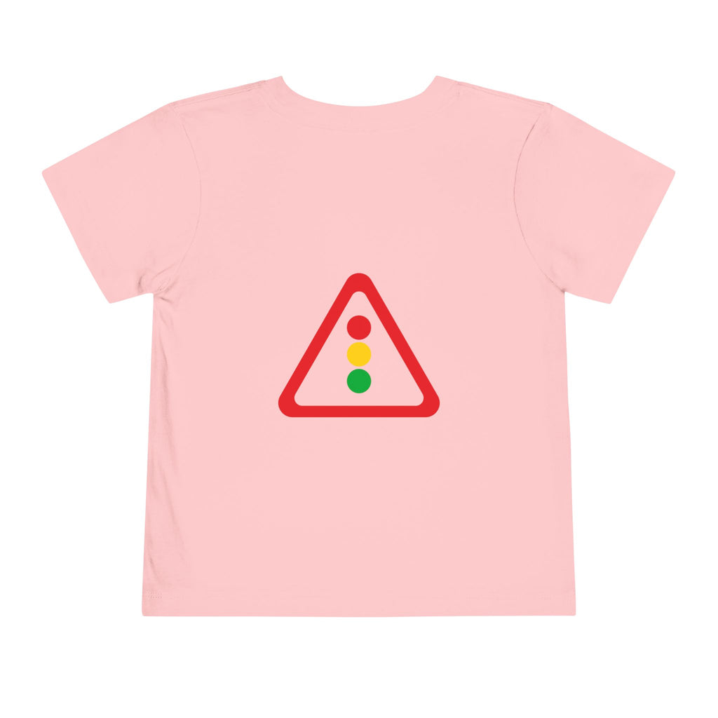 Toddler Tee — Traffic Light Triangle Graphic Kids Shirt