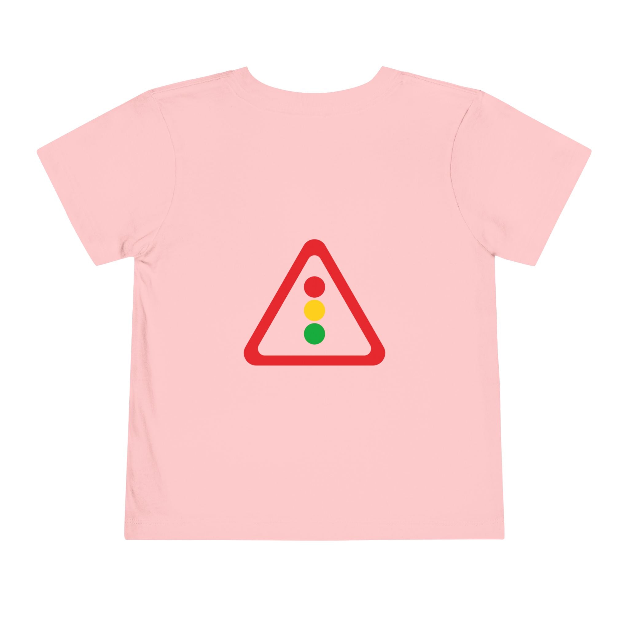 Toddler Tee — Traffic Light Triangle Graphic Kids Shirt
