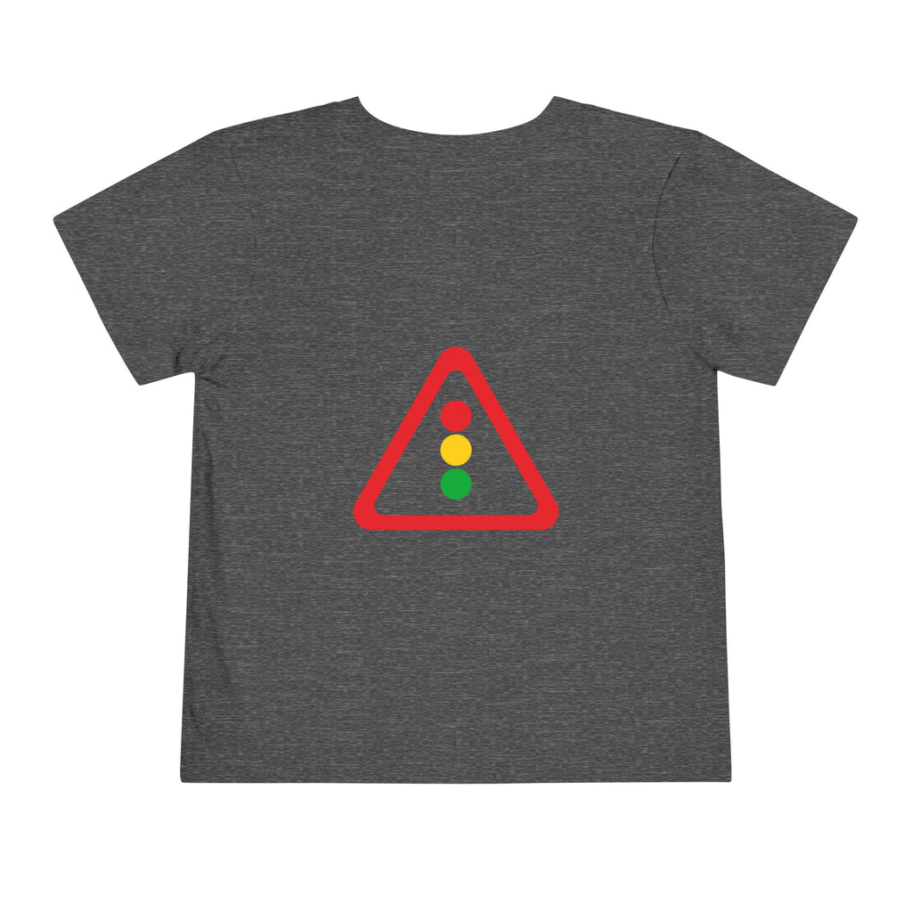 Toddler Tee — Traffic Light Triangle Graphic Kids Shirt
