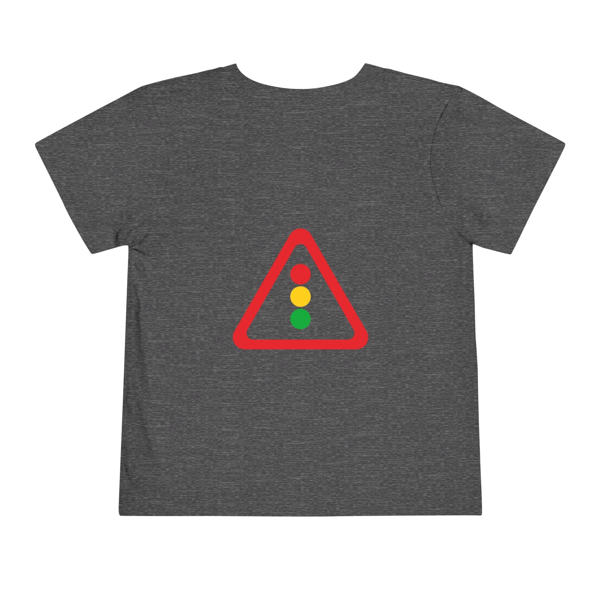 Toddler Tee — Traffic Light Triangle Graphic Kids Shirt