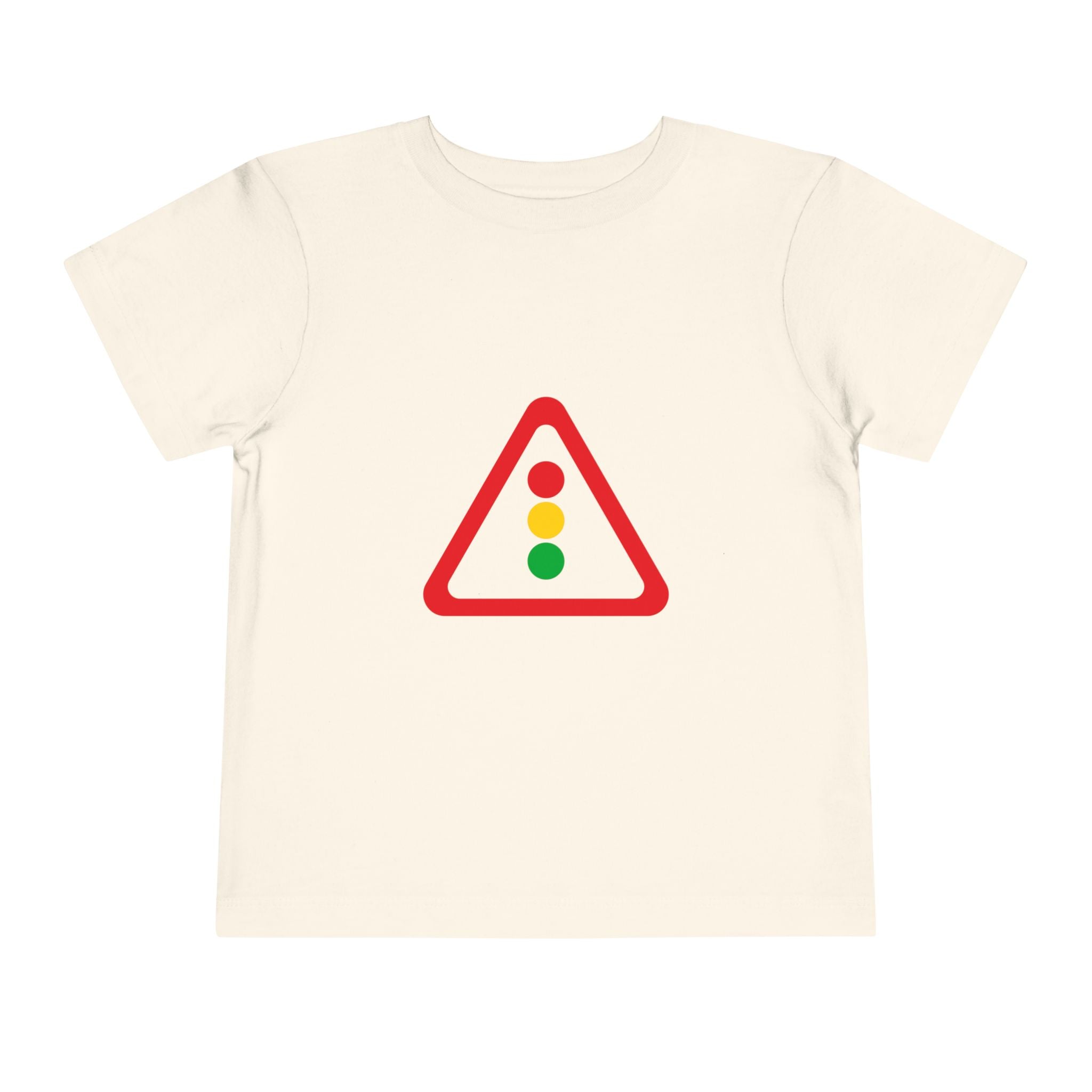 Toddler Tee — Traffic Light Triangle Graphic Kids Shirt