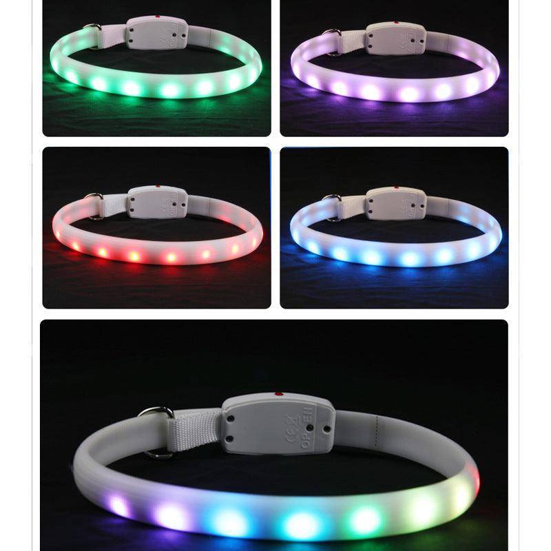 Glowing Guardian - Usb Rechargeable Led Pet Safety Collar