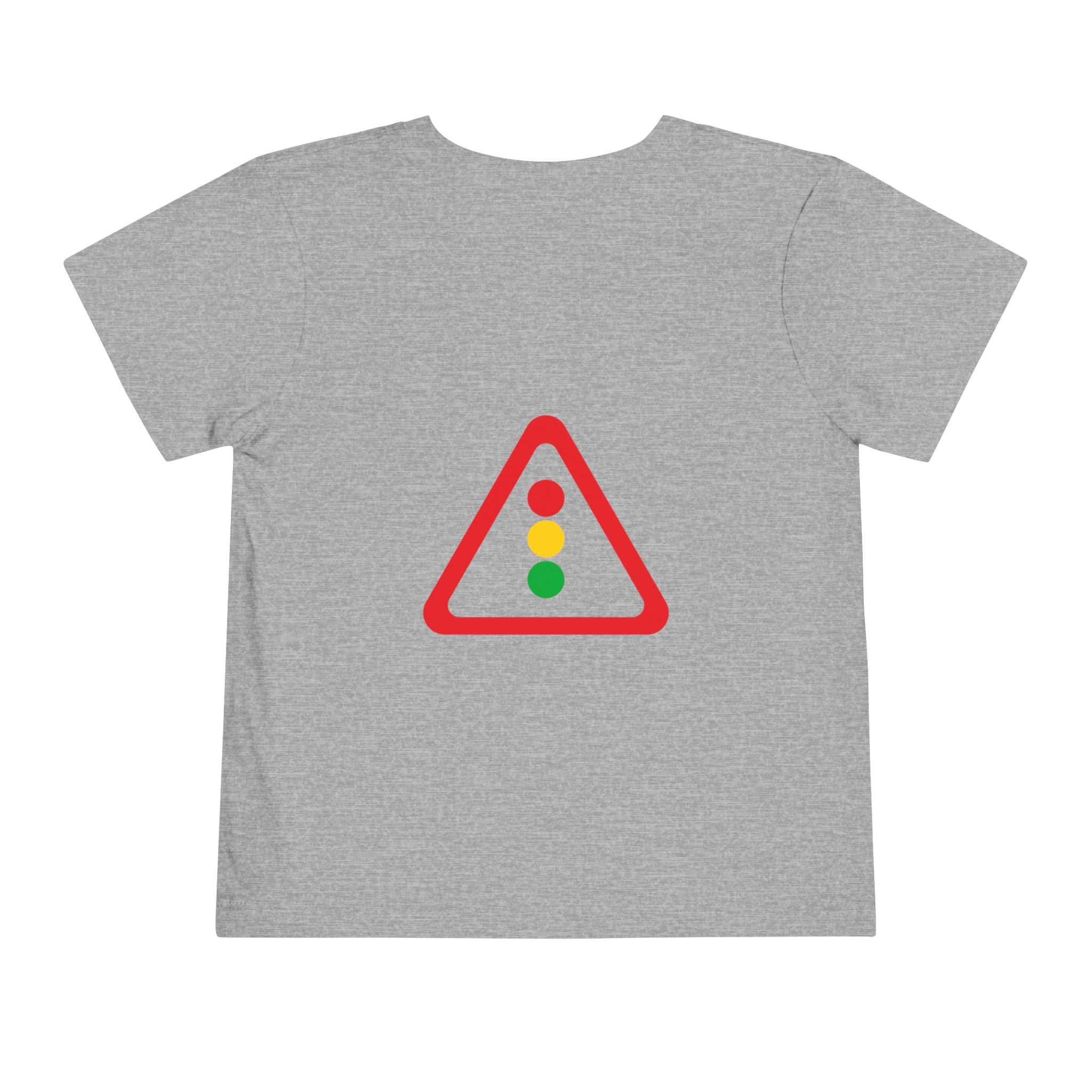Toddler Tee — Traffic Light Triangle Graphic Kids Shirt