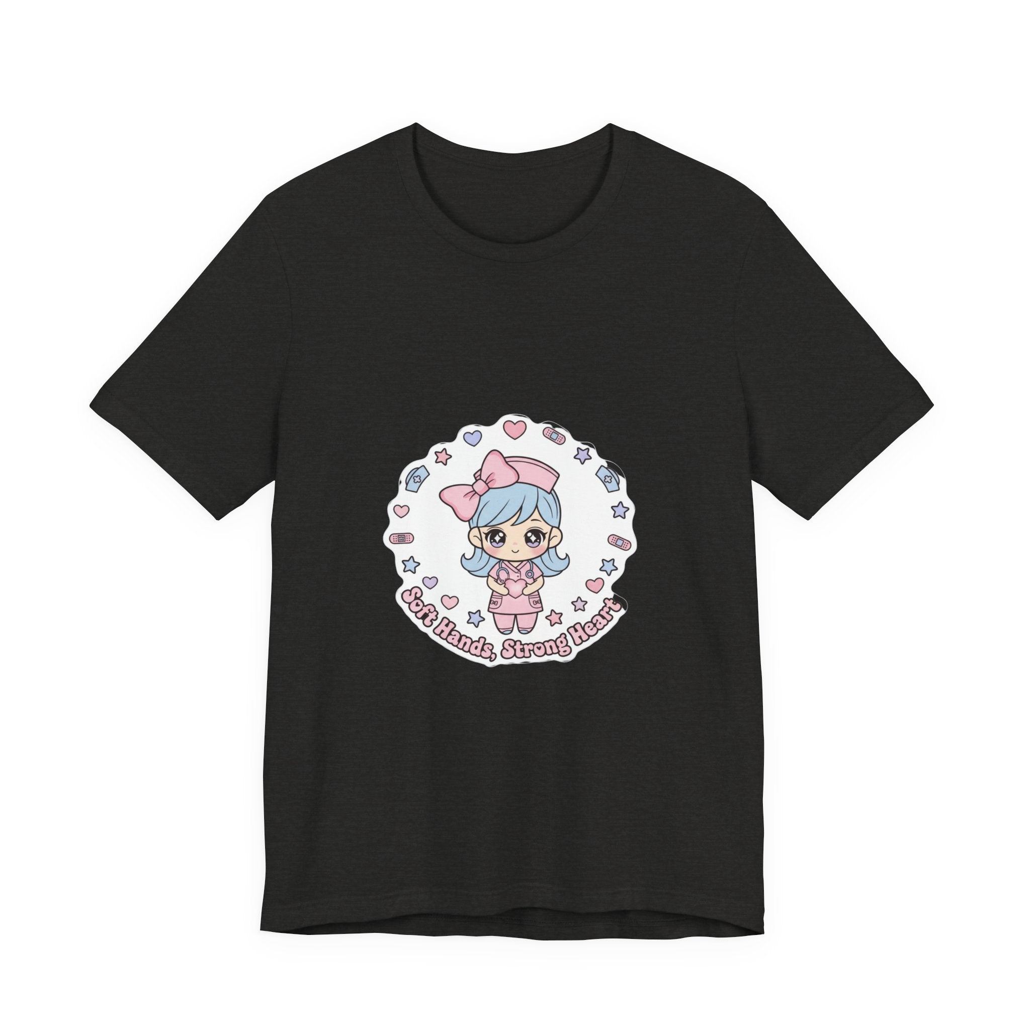 Cute Nurse Kawaii Graphic Tee | Pastel Coquette Medical Shirt