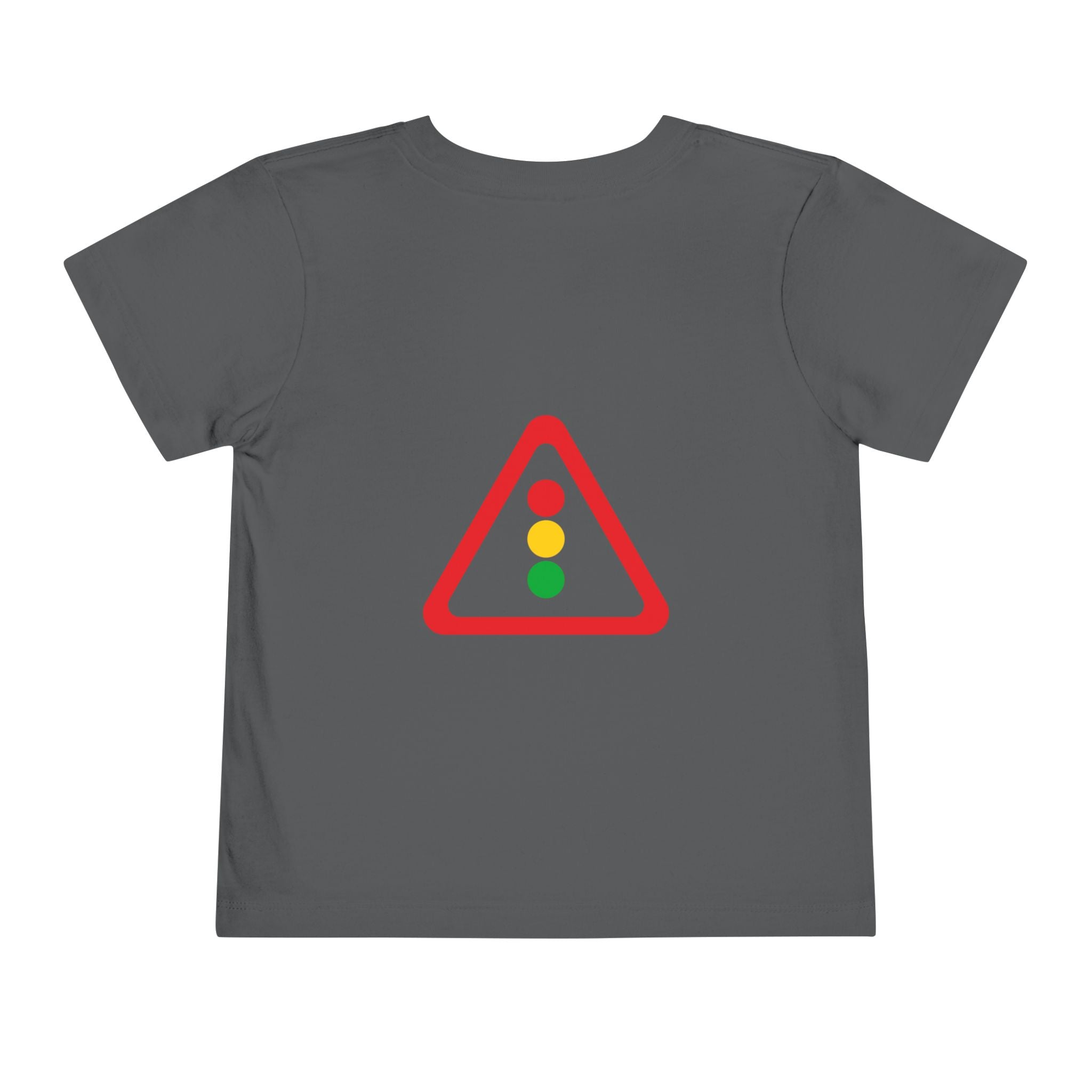Toddler Tee — Traffic Light Triangle Graphic Kids Shirt