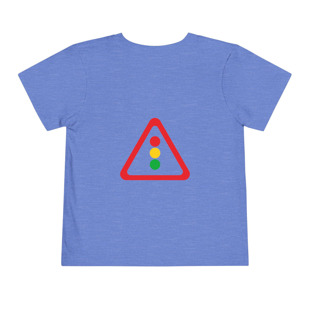 Toddler Tee — Traffic Light Triangle Graphic Kids Shirt