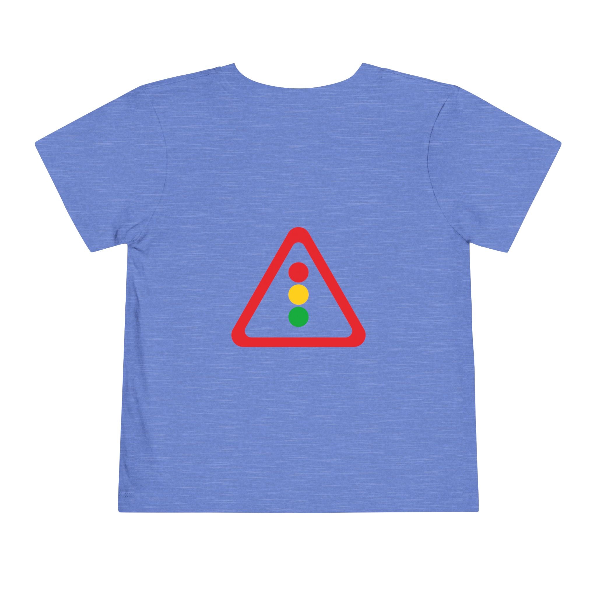 Toddler Tee — Traffic Light Triangle Graphic Kids Shirt