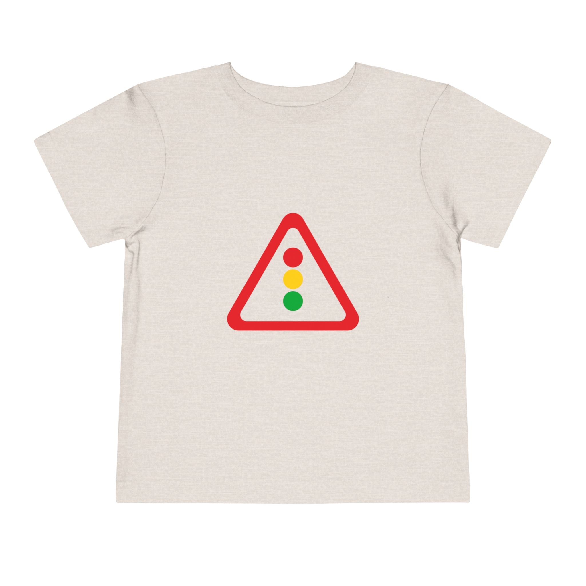 Toddler Tee — Traffic Light Triangle Graphic Kids Shirt