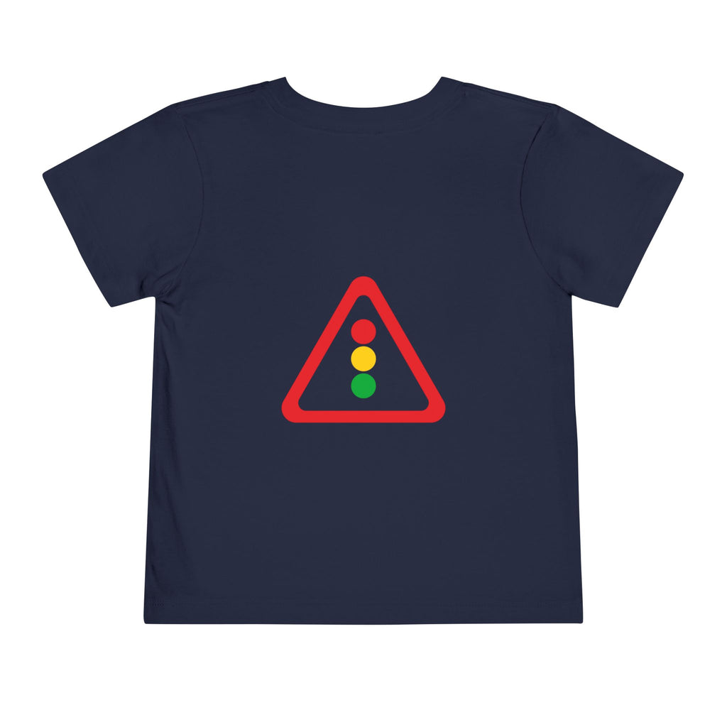 Toddler Tee — Traffic Light Triangle Graphic Kids Shirt
