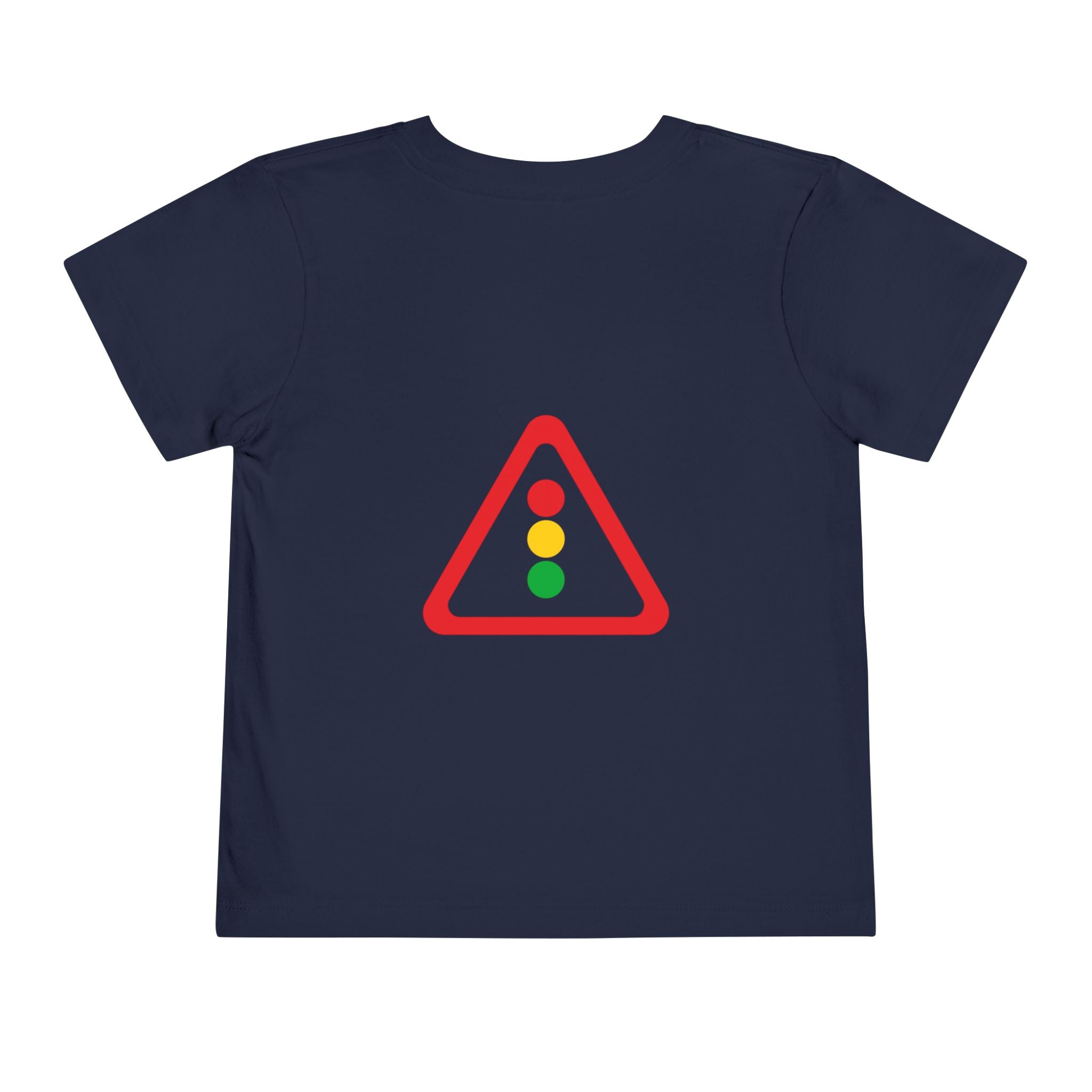 Toddler Tee — Traffic Light Triangle Graphic Kids Shirt