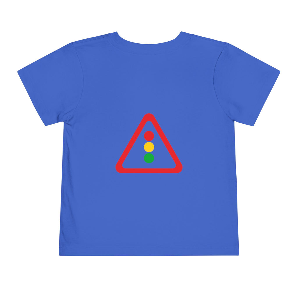 Toddler Tee — Traffic Light Triangle Graphic Kids Shirt