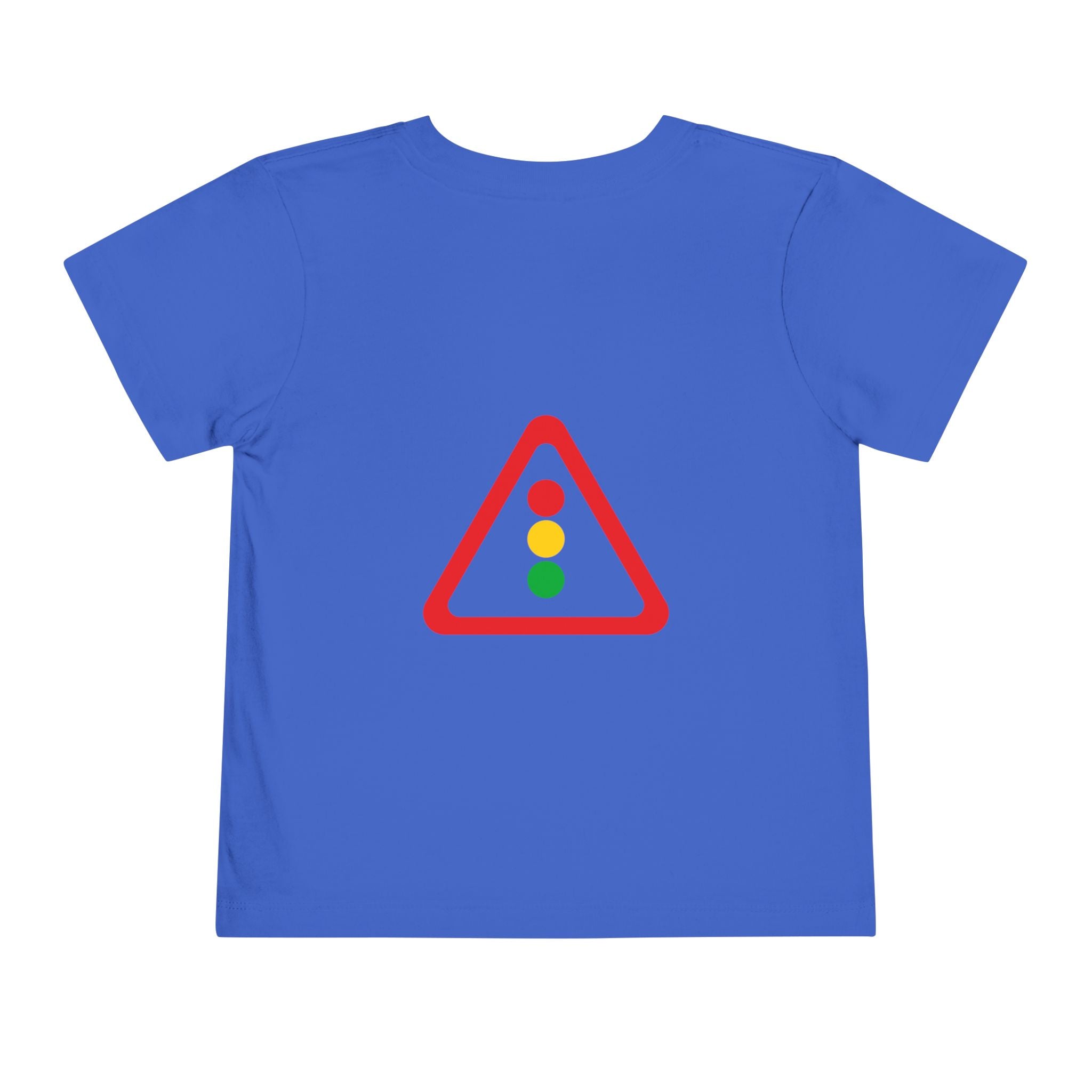 Toddler Tee — Traffic Light Triangle Graphic Kids Shirt