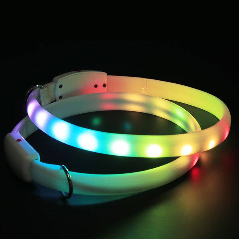 Glowing Guardian - Usb Rechargeable Led Pet Safety Collar
