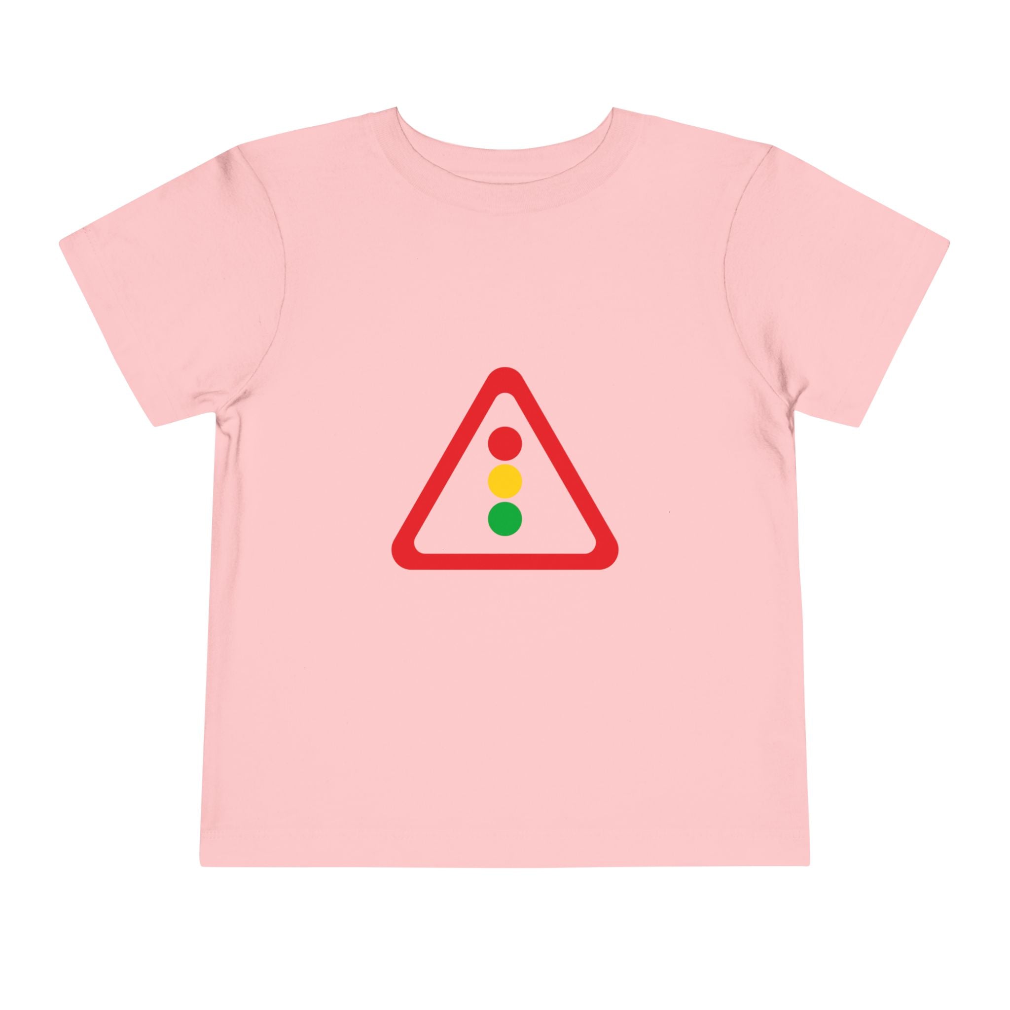 Toddler Tee — Traffic Light Triangle Graphic Kids Shirt