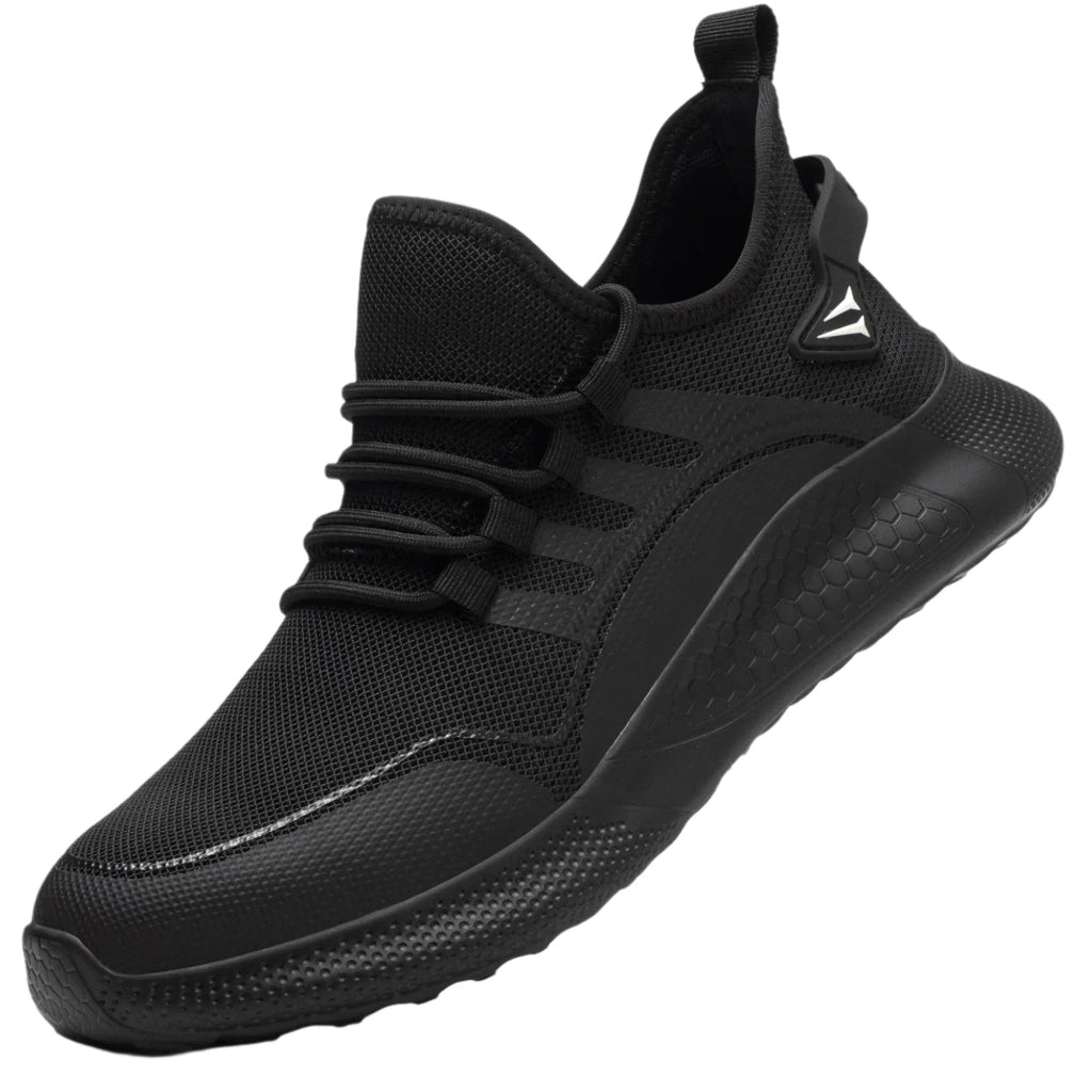 Safety Toe Work Shoes for Men Women (black)