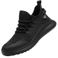 Safety Toe Work Shoes for Men Women (black)